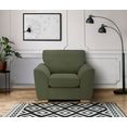 delavita fauteuil savoy gezellige fauteuil, in 2 stofkwaliteiten groen