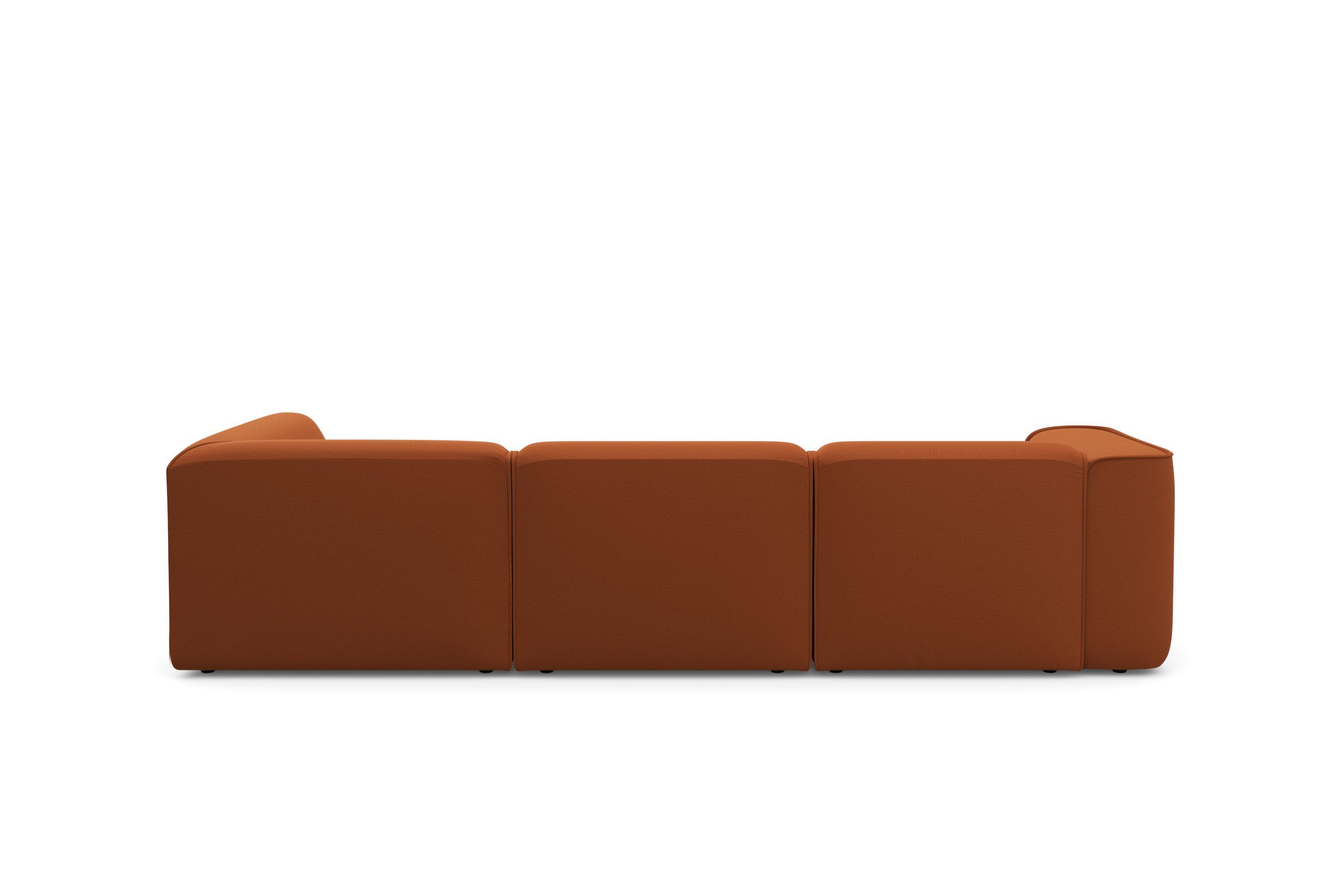 RAUM.ID Hoekbank Merid L-vorm, altijd uitbreidbaar met modules, B/D/H: 295/162/70 cm