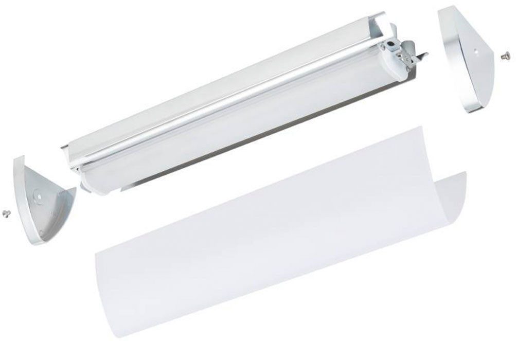 EGLO Led-wandlamp GITA 2 wandlamp, chroom, wit, IP44, spiegel lamp, badkamerlamp