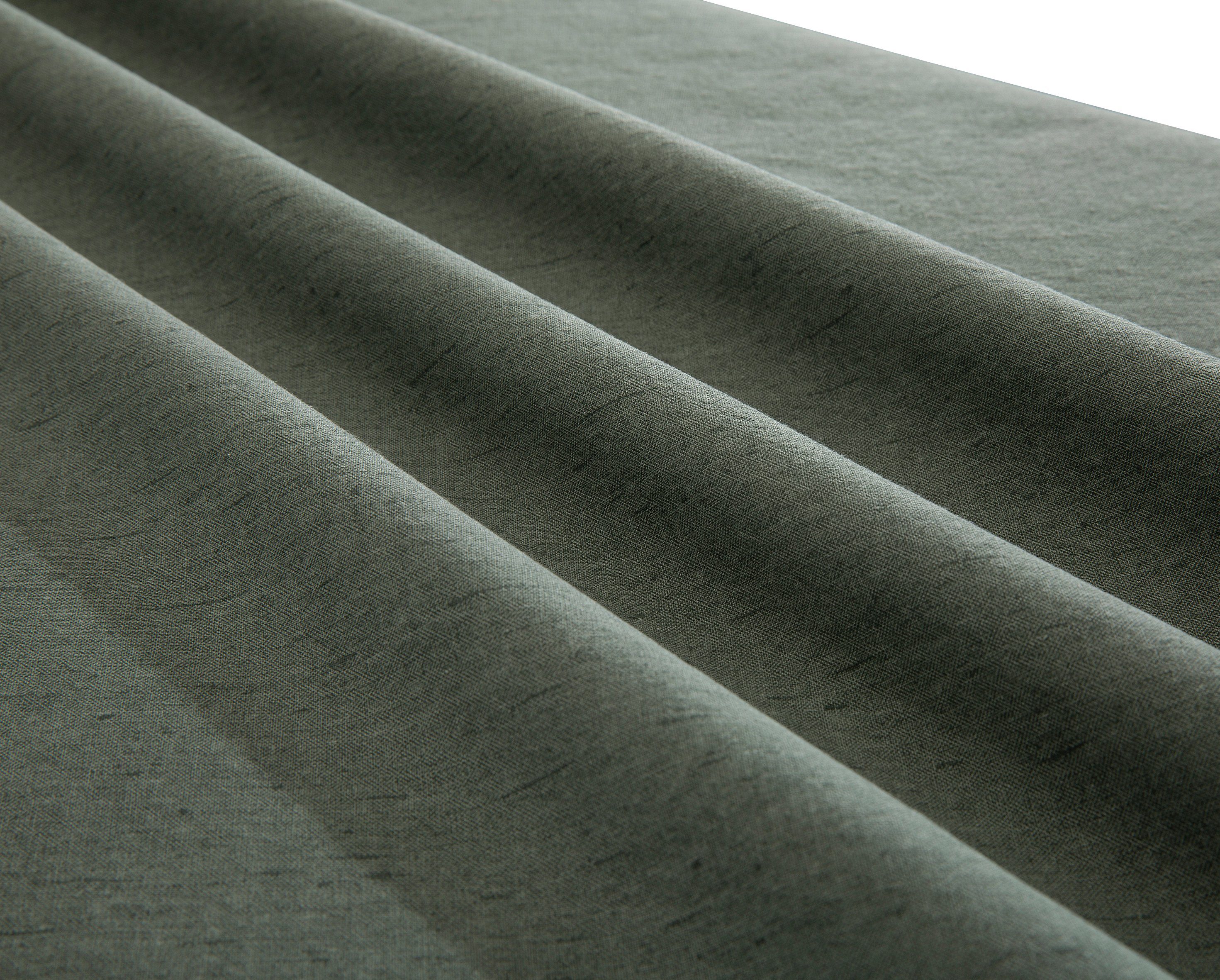 Home affaire Overtrekset Melli in mt. 135x200, 155x220 of 200x200 cm Dekbedovertrek van katoen, linnen-look in mêlee-look