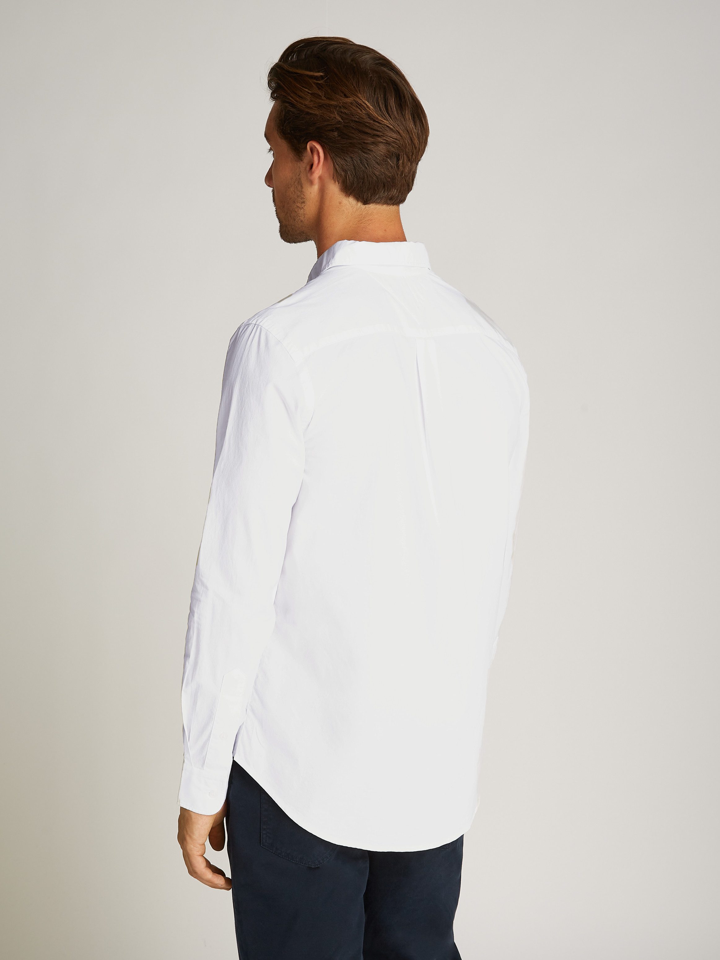 Tommy Hilfiger Businessoverhemd FLEX POPLIN KENT COLLAR SF SHIRT