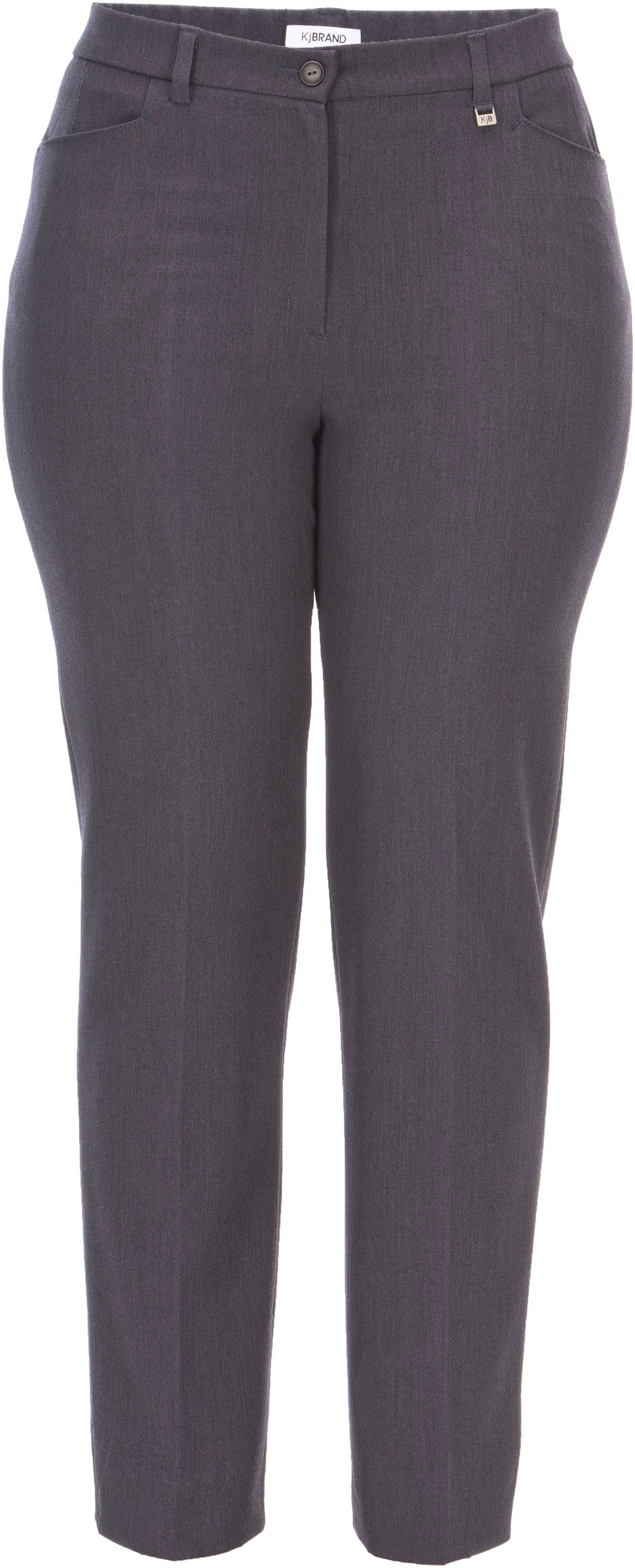 KjBRAND Stoffen broek Bea in Bi-Stretch Kamgarenlook met Persplooien