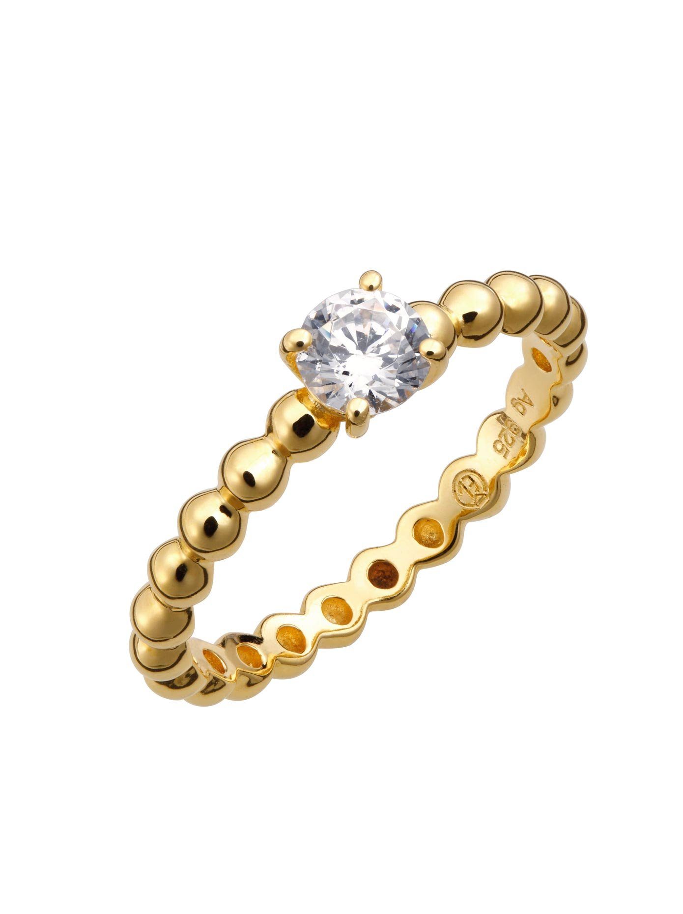 Lady Ring (1-delig) dames ringen maat 18 goud(kleur)