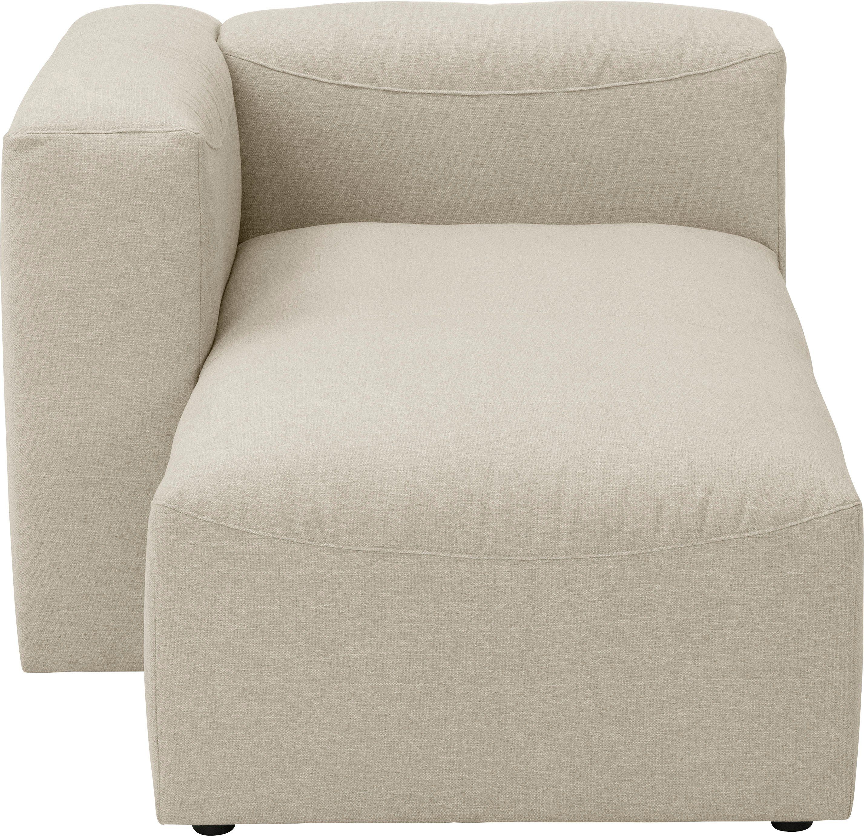 Max Winzer® Chaise-longue LENA Longchair-element met armleuning links of rechts, persoonlijk