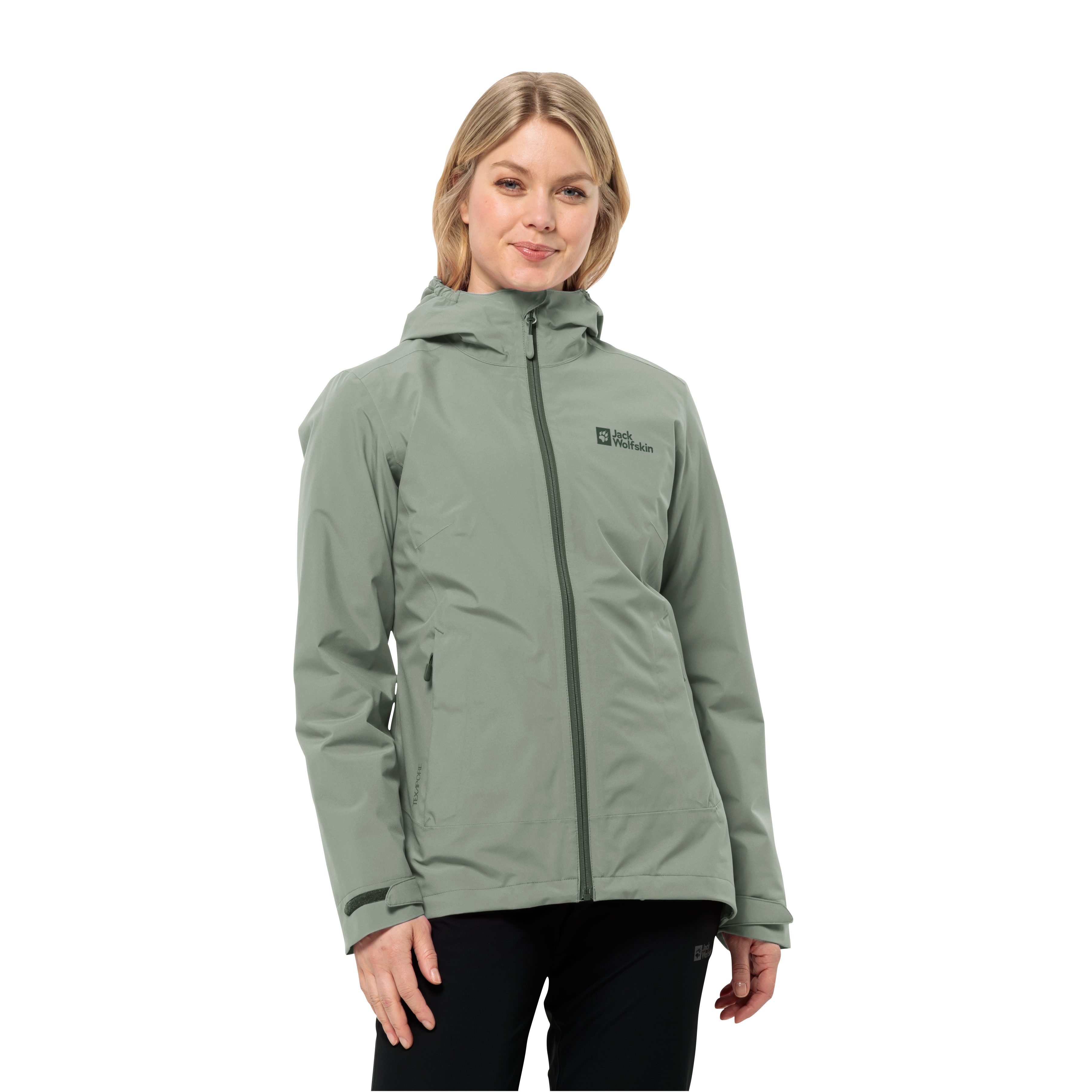 Jack Wolfskin Functioneel 3-in-1-jack MOONRISE 3IN1 JKT W met waterafstotende ritsen