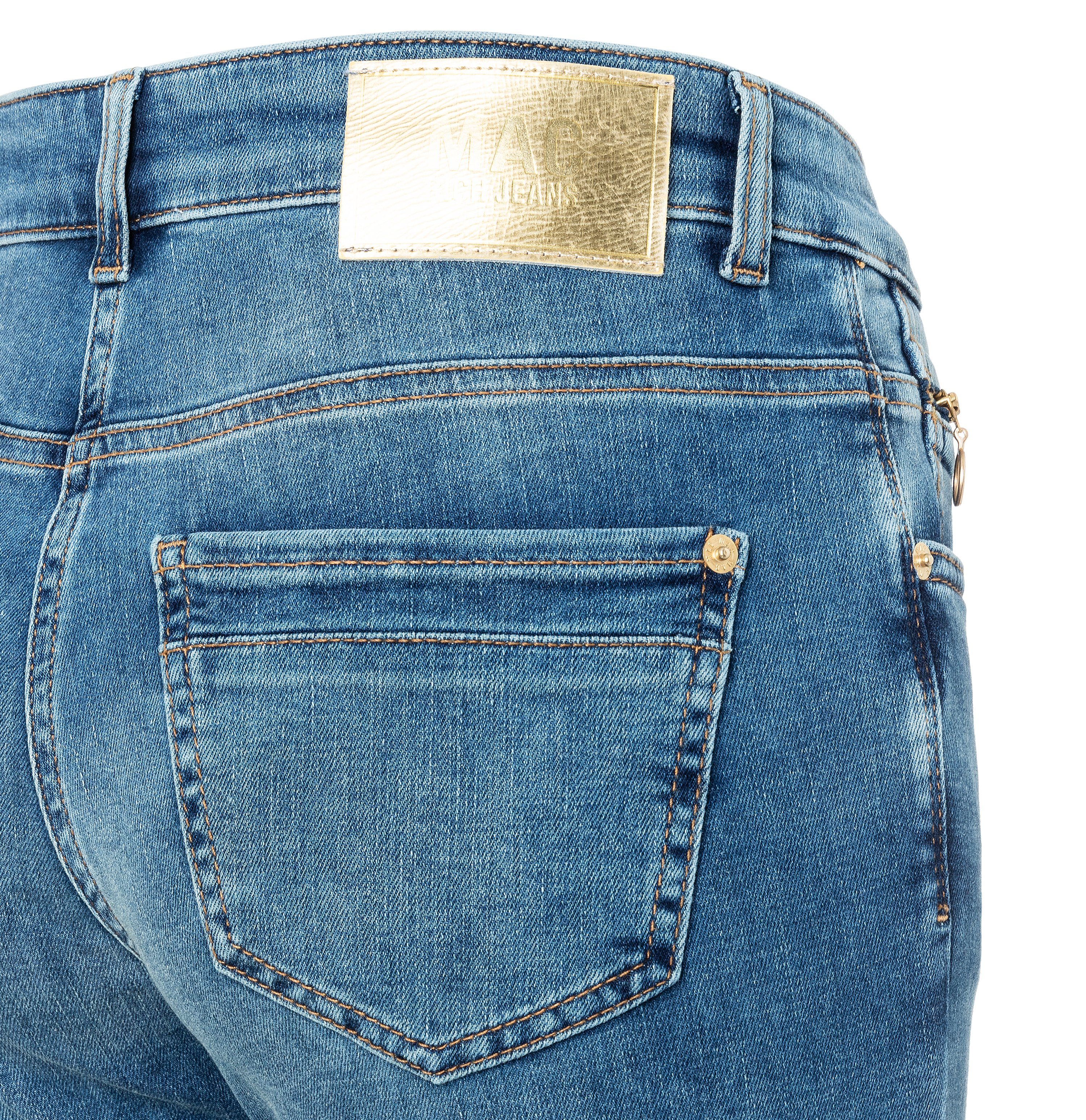MAC Ankle jeans Rich-slim chic Met bijzonder kleingeldzakje