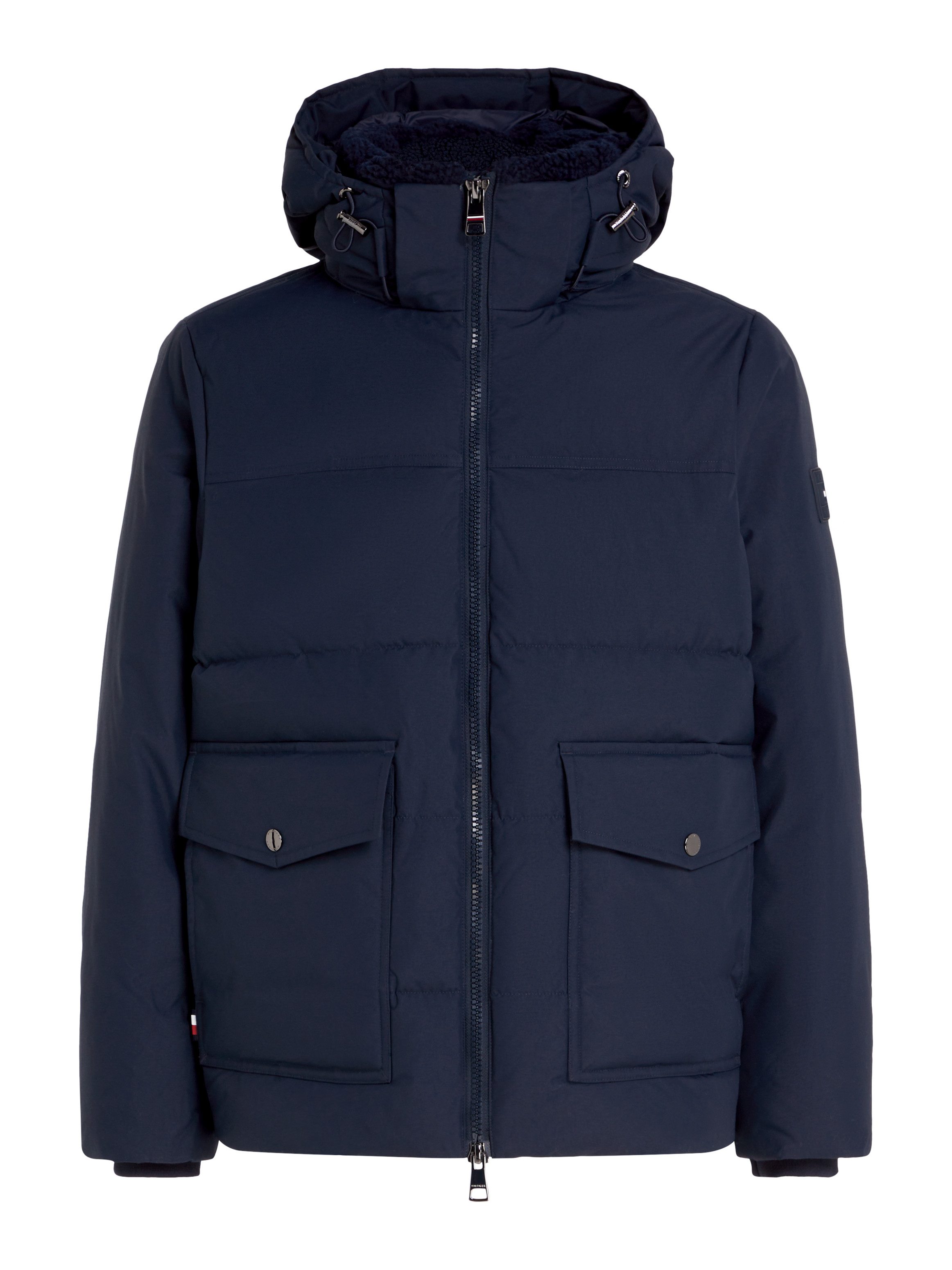 Tommy Hilfiger Parka ROCKIE UTILITY HOODED JACKET Afneembare capuchon met koord 2-weg rits