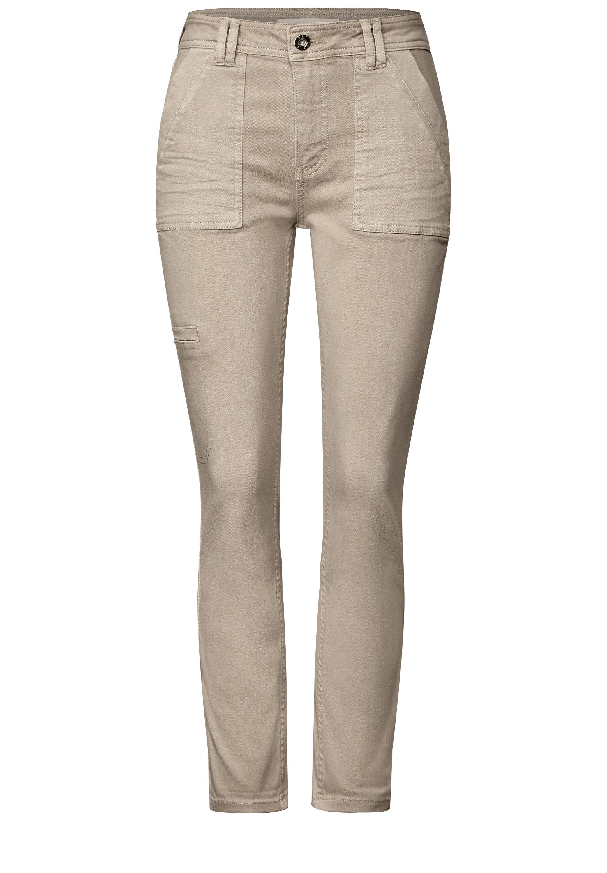 STREET ONE Cargo jeans met stretch