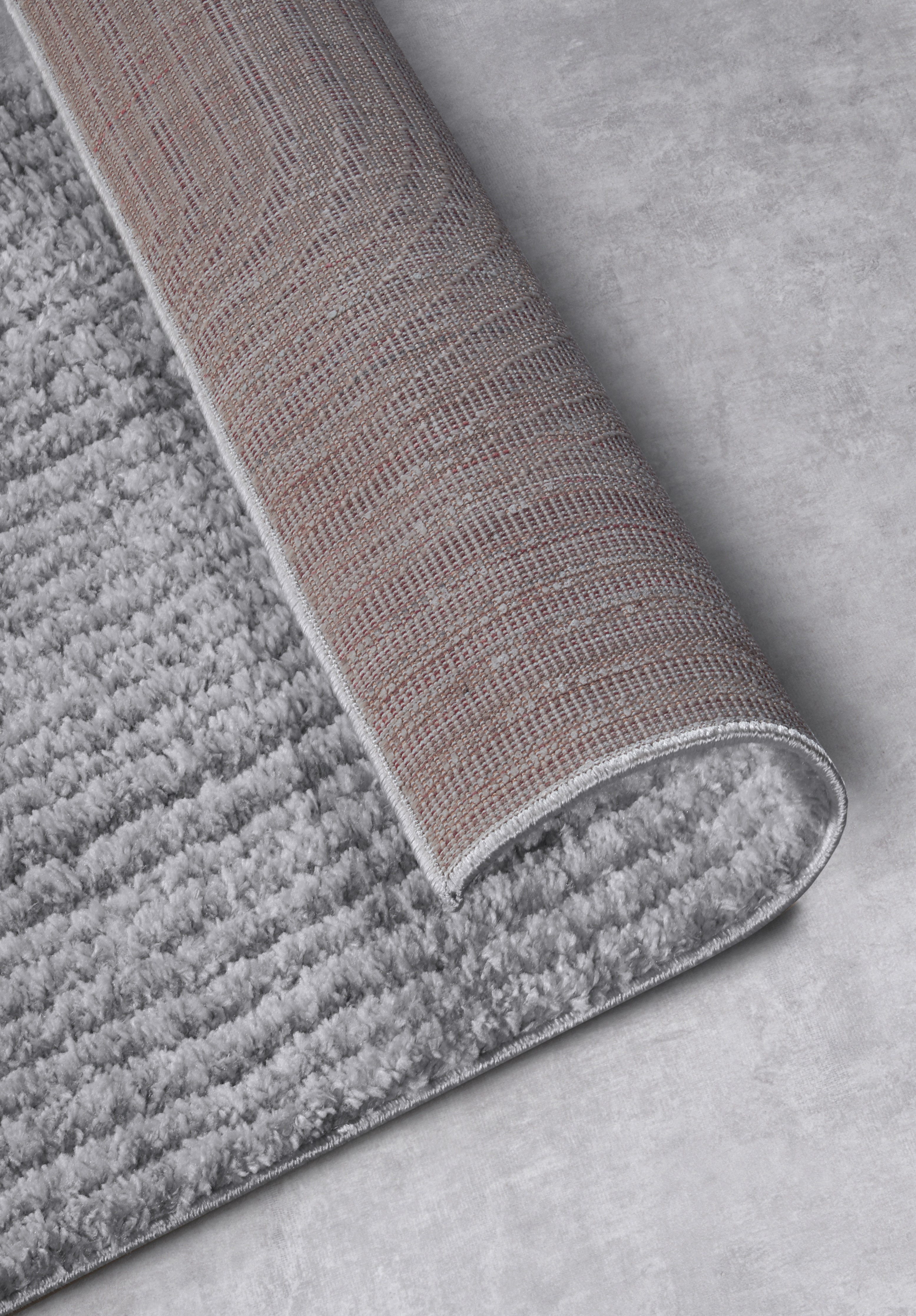 ELLE DECORATION Design-vloerkleed Chappe Shaggy, loper, pluizig, zacht, hoogpolig, modern, hoog-laag effect