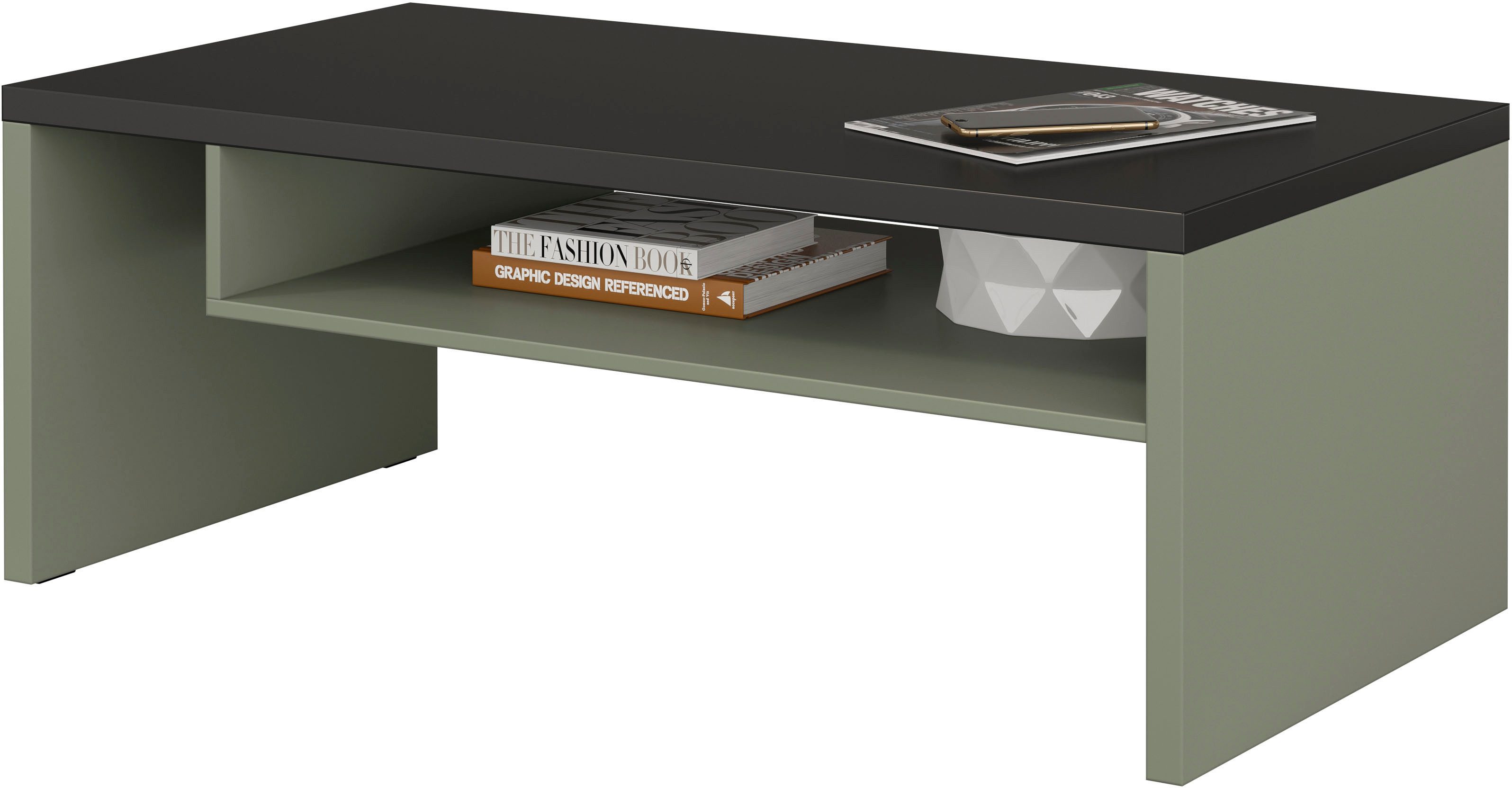 INOSIGN Salontafel Cross, Breedte 120 cm, moderne salontafel voor woonkamer
