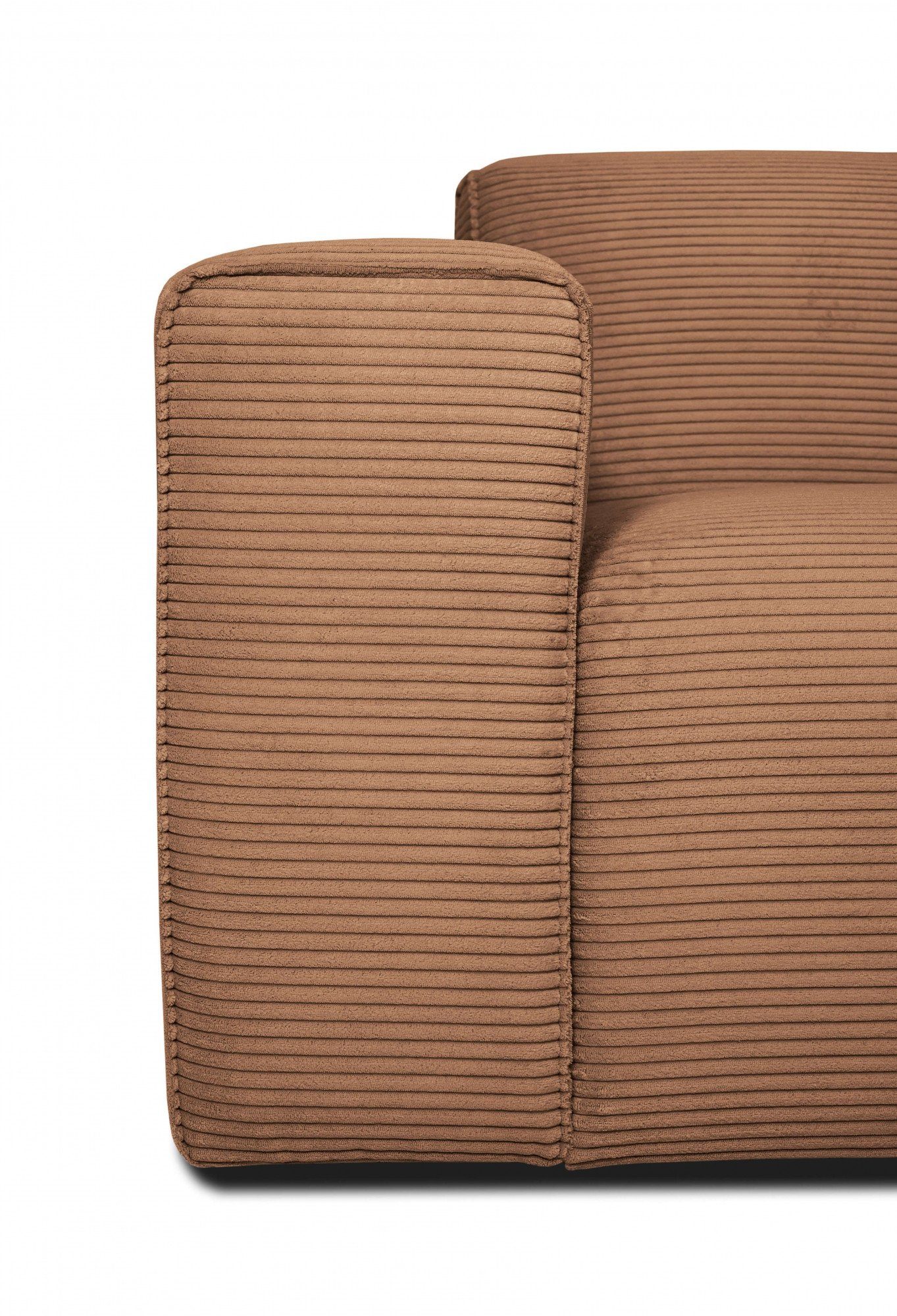 INOSIGN Hoekbank Clayton in een trendy ribfluwelen bekleding, diverse combinaties mogelijk
