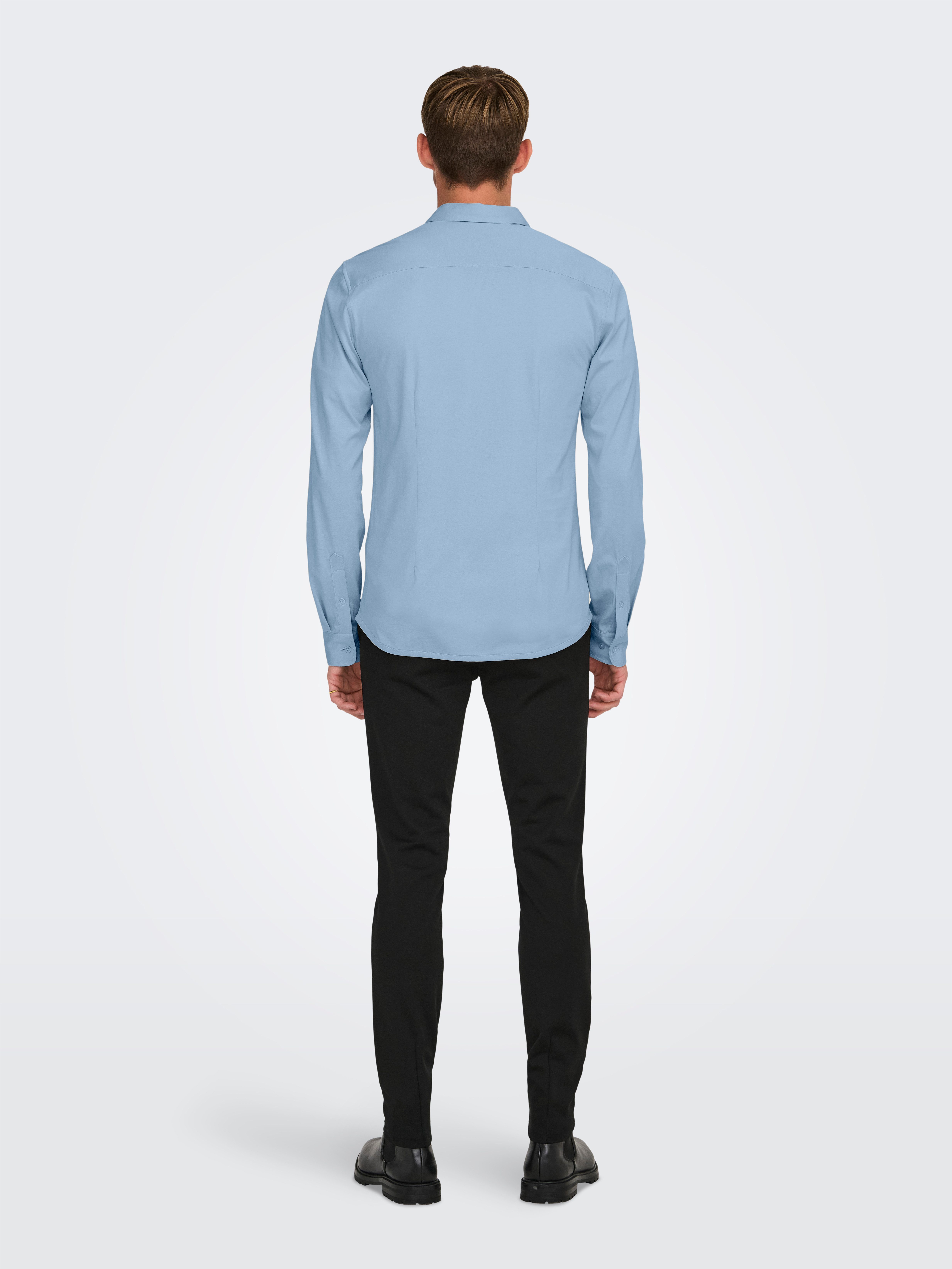 ONLY & SONS Overhemd met lange mouwen ONSROBIN B U LS STRETCH SHIRT NOOS