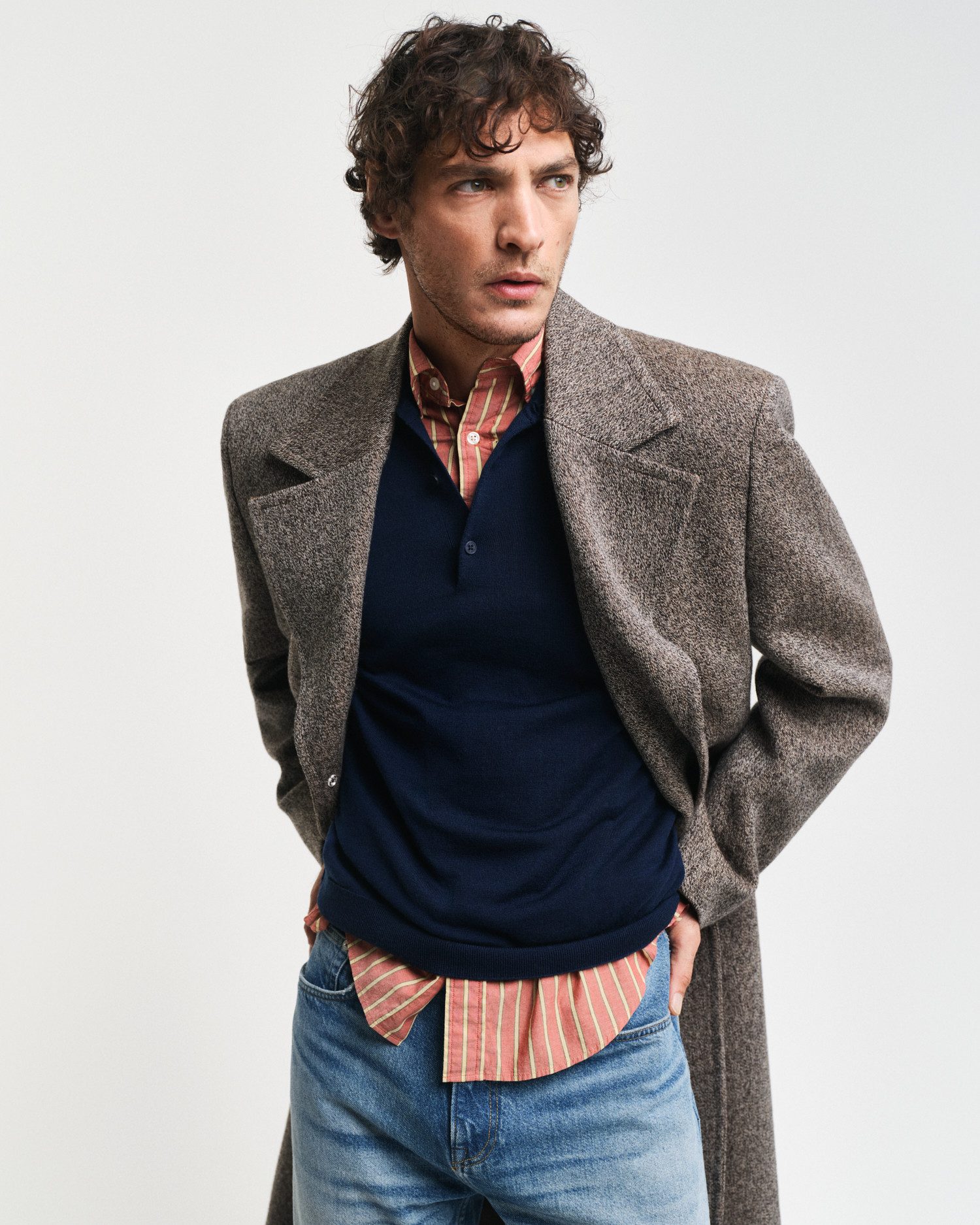 Gant Trui met polokraag EXTRAFINE MERINO WOOL POLO