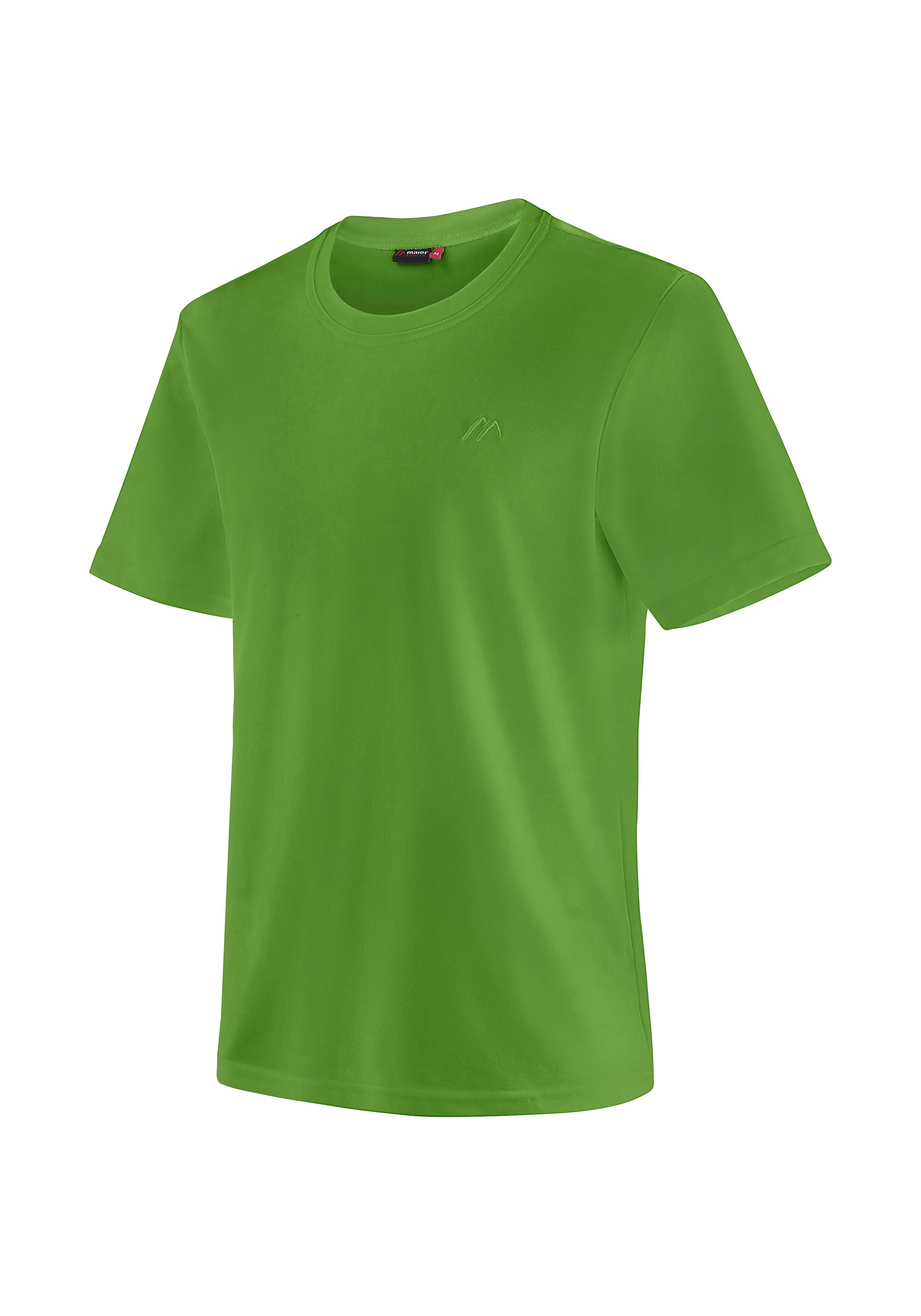 Maier Sports Functioneel shirt Walter Heren T-shirt ronde hals pique outdoor shirt snel drogend