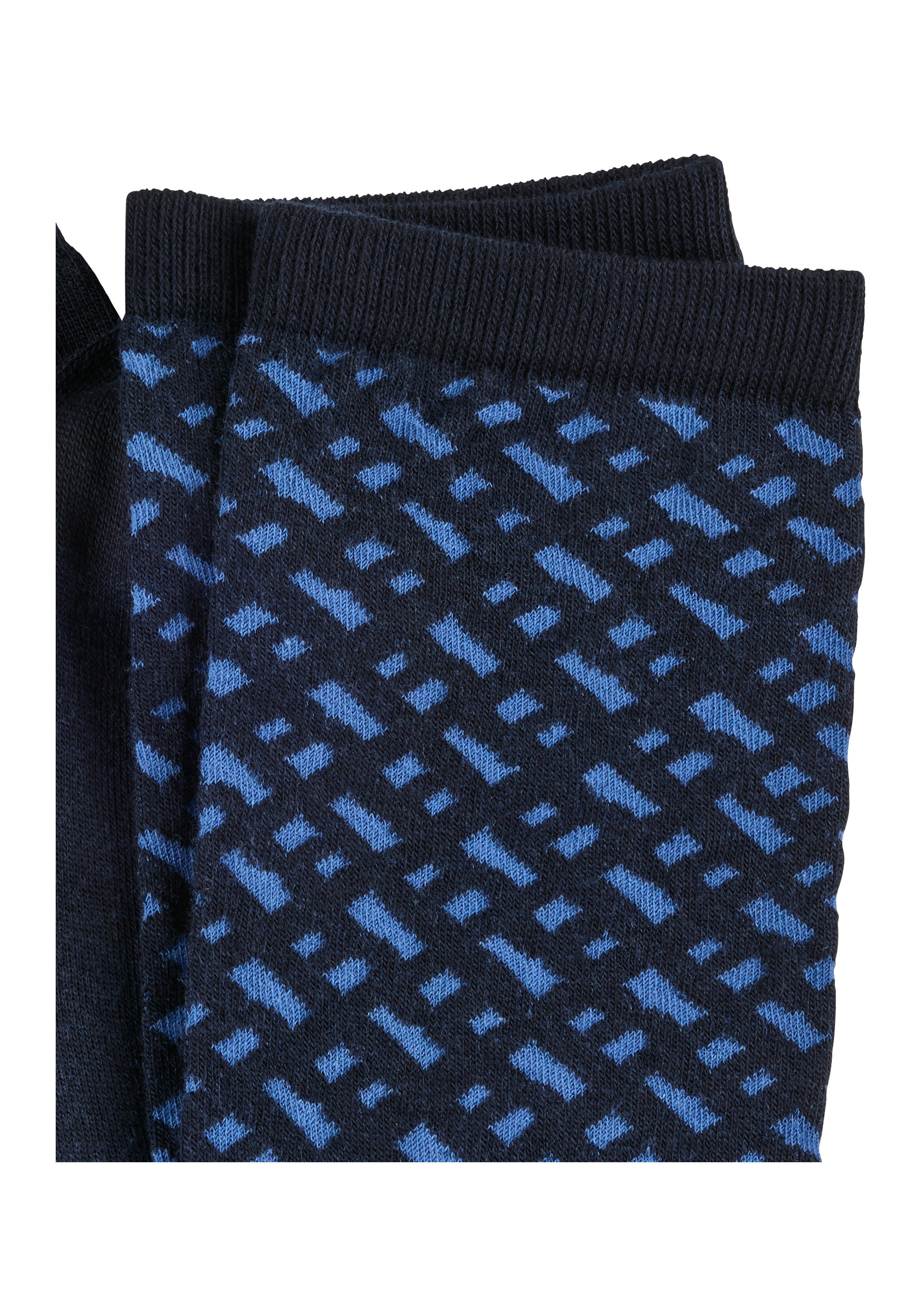 BOSS Vrijetijdssokken 2P RS Monogram CC van zachte katoenmix (2 paar, Set van 2)