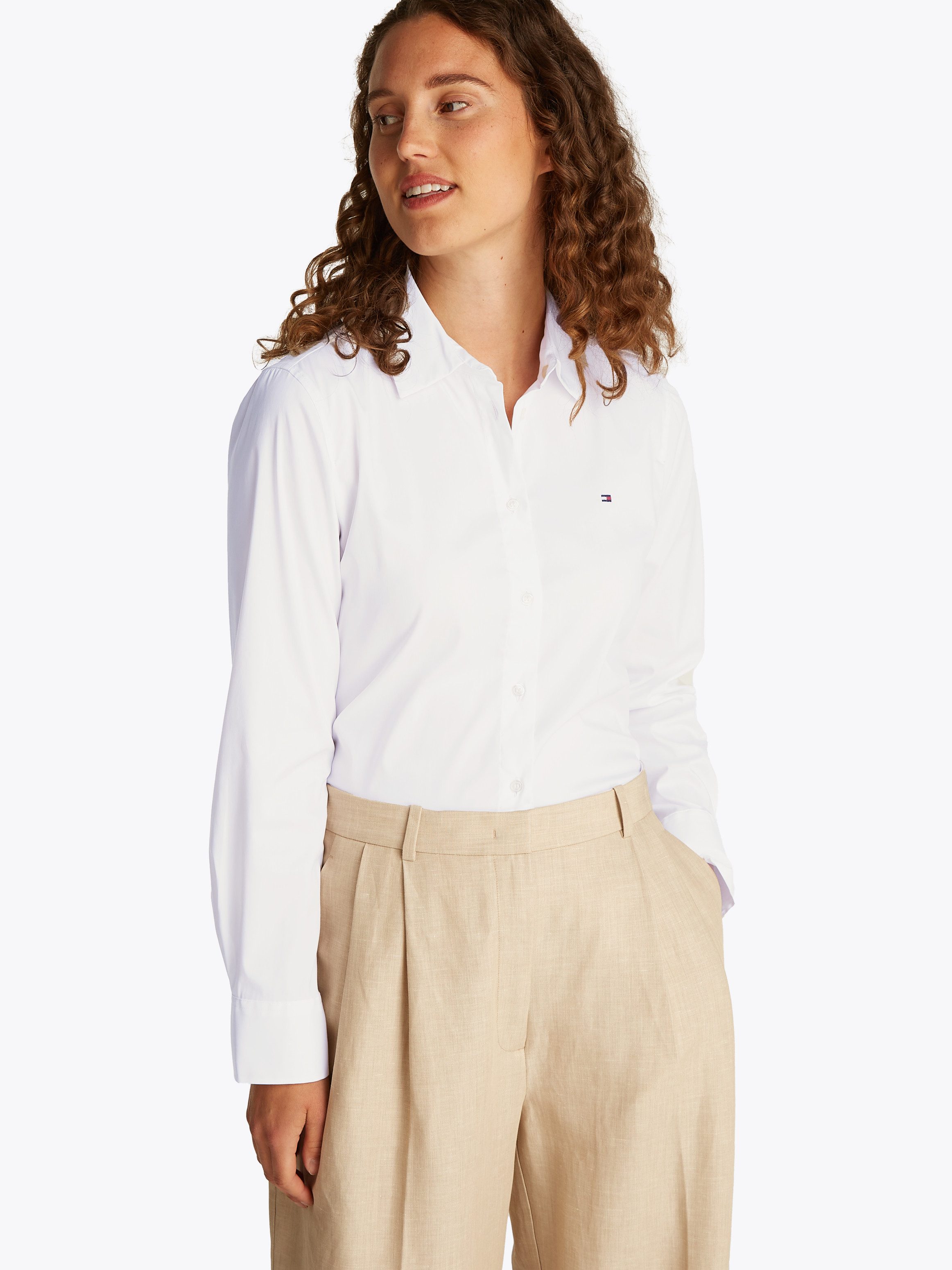 Tommy Hilfiger Overhemdblouse ESS POPLIN REGULAR SHIRT