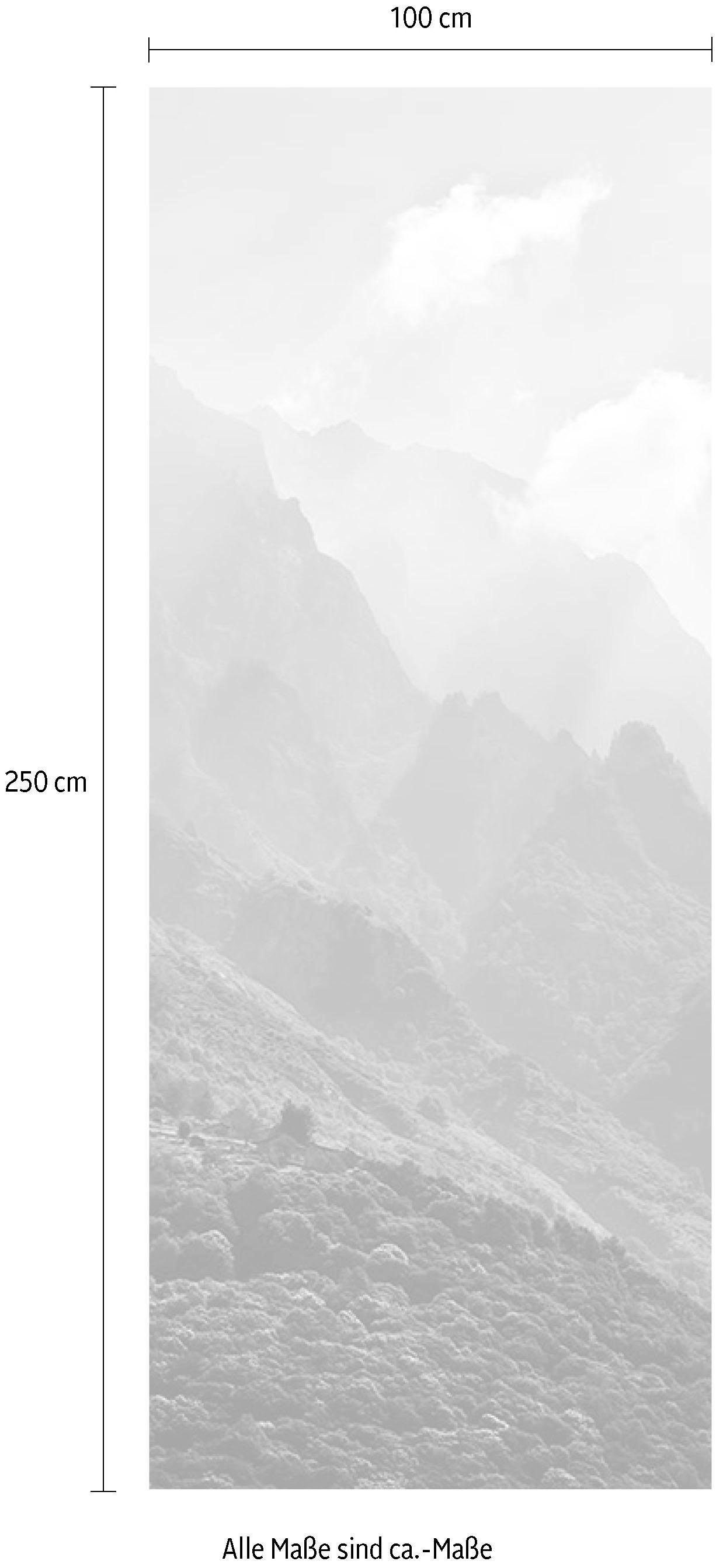 Komar Vliesbehang Digitale print vlies - The Summit Panel - Afmeting 100 x 250 cm (1 stuk)