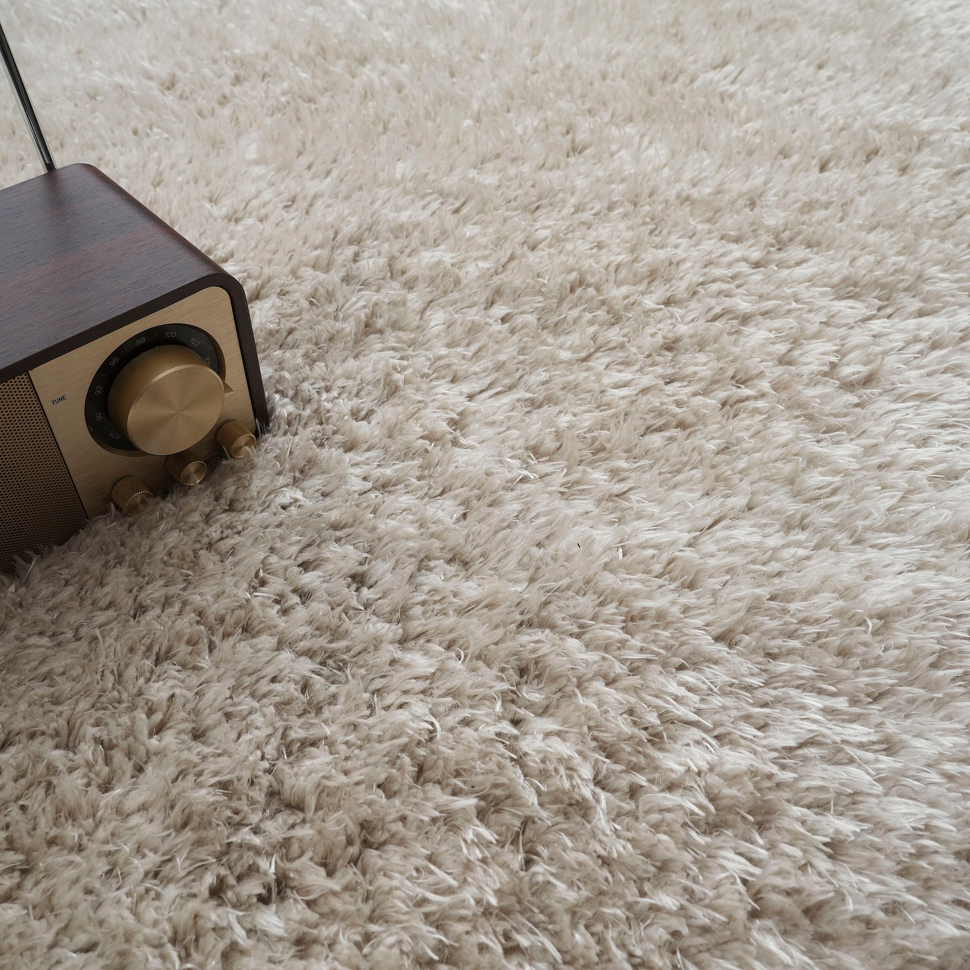 my home Hoogpolig vloerkleed Micro Shaggy zacht, unikleuren, woonkamer, slaapkamer, kinderkamer