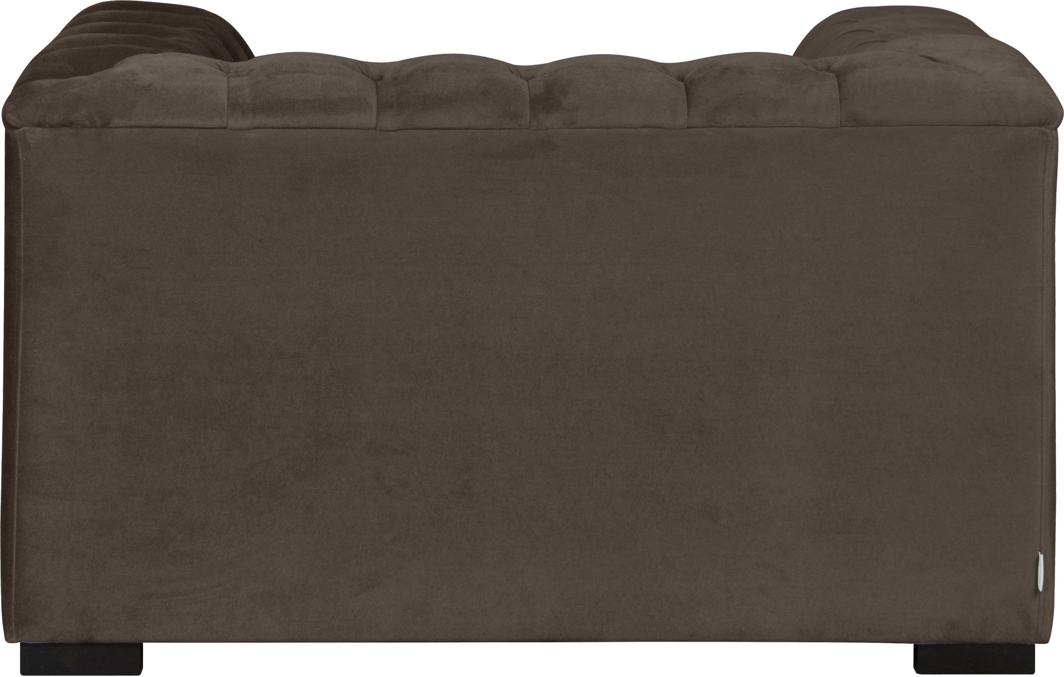 Guido Maria Kretschmer Home&Living Chesterfield-fauteuil Kalina stoel klassieke chesterfield knoopdetails, zeer hoogwaardige afwerking