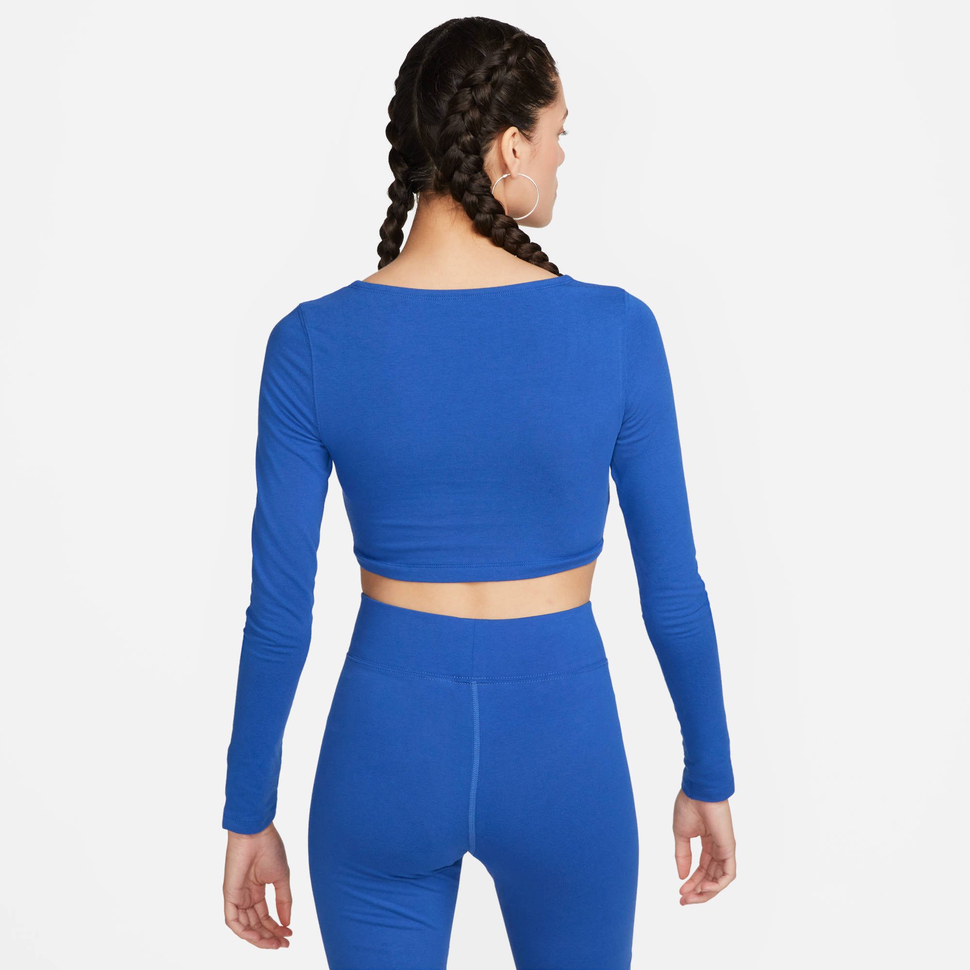 Nike Sportswear Shirt met lange mouwen W NSW LS CROP TOP SW