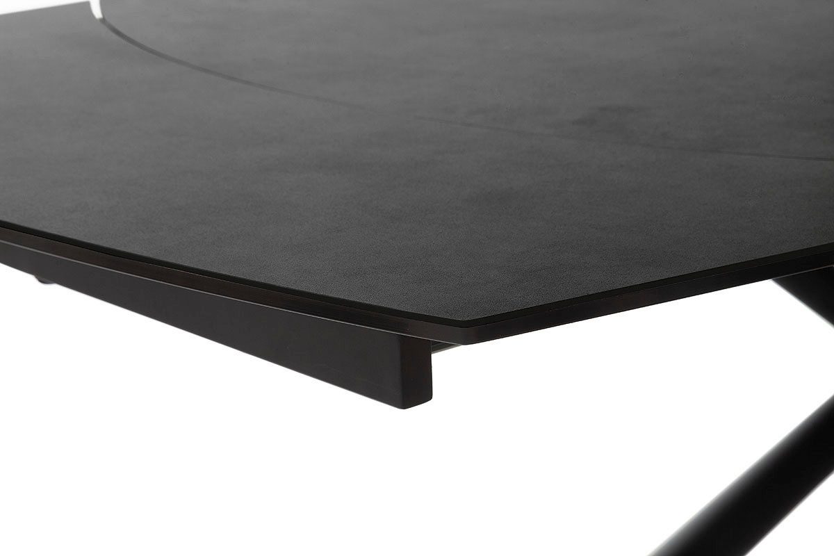 MCA furniture Eettafel NICOSIA vierpoot tafel 130-190 cm Keramiek, metaal, rotatieschuif, uittrekbaar, tafelblad 11 mm