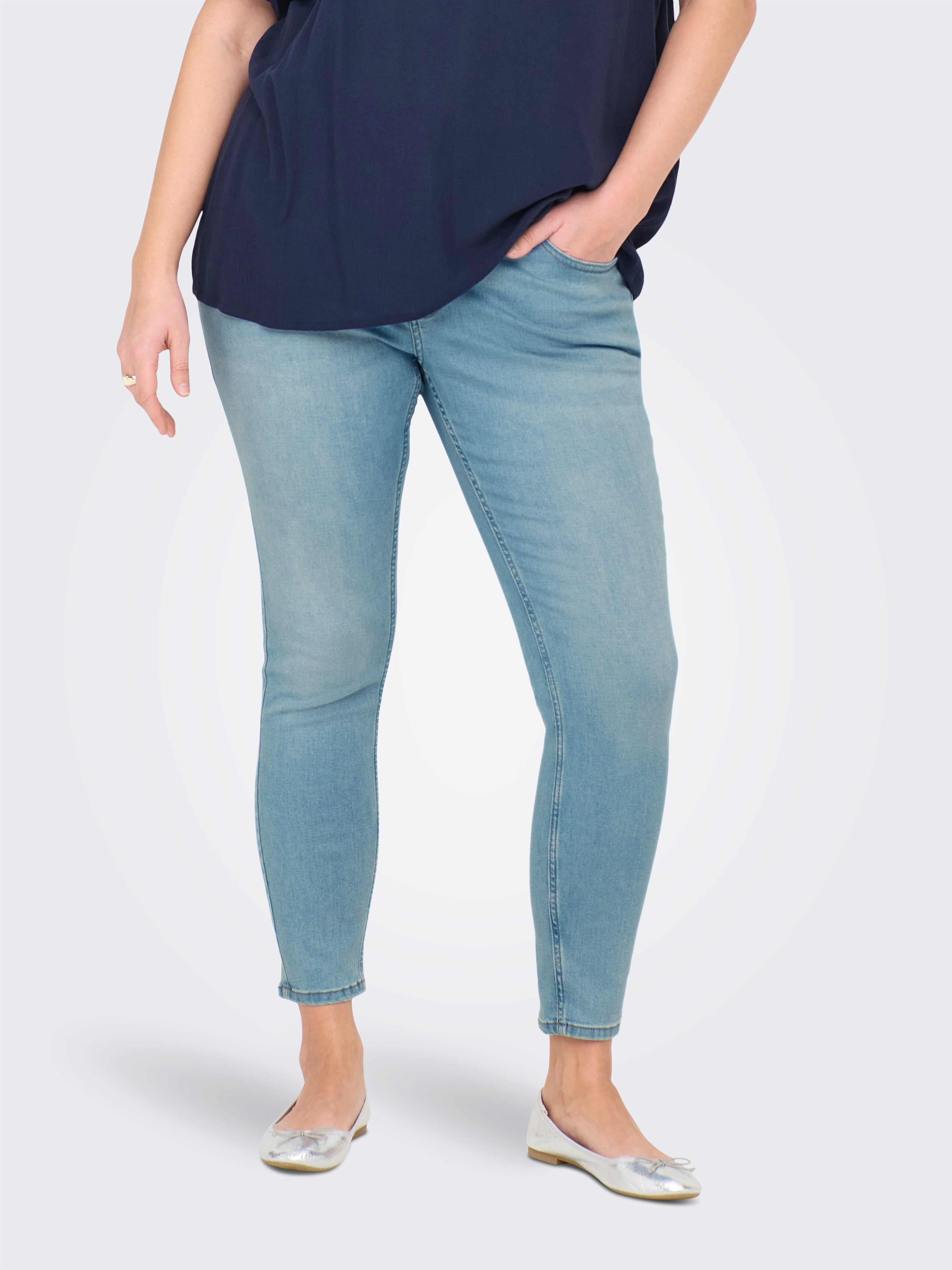 ONLY CARMAKOMA High-waist jeans CARANNA HW SKINNY ANK DNM ANA NOOS
