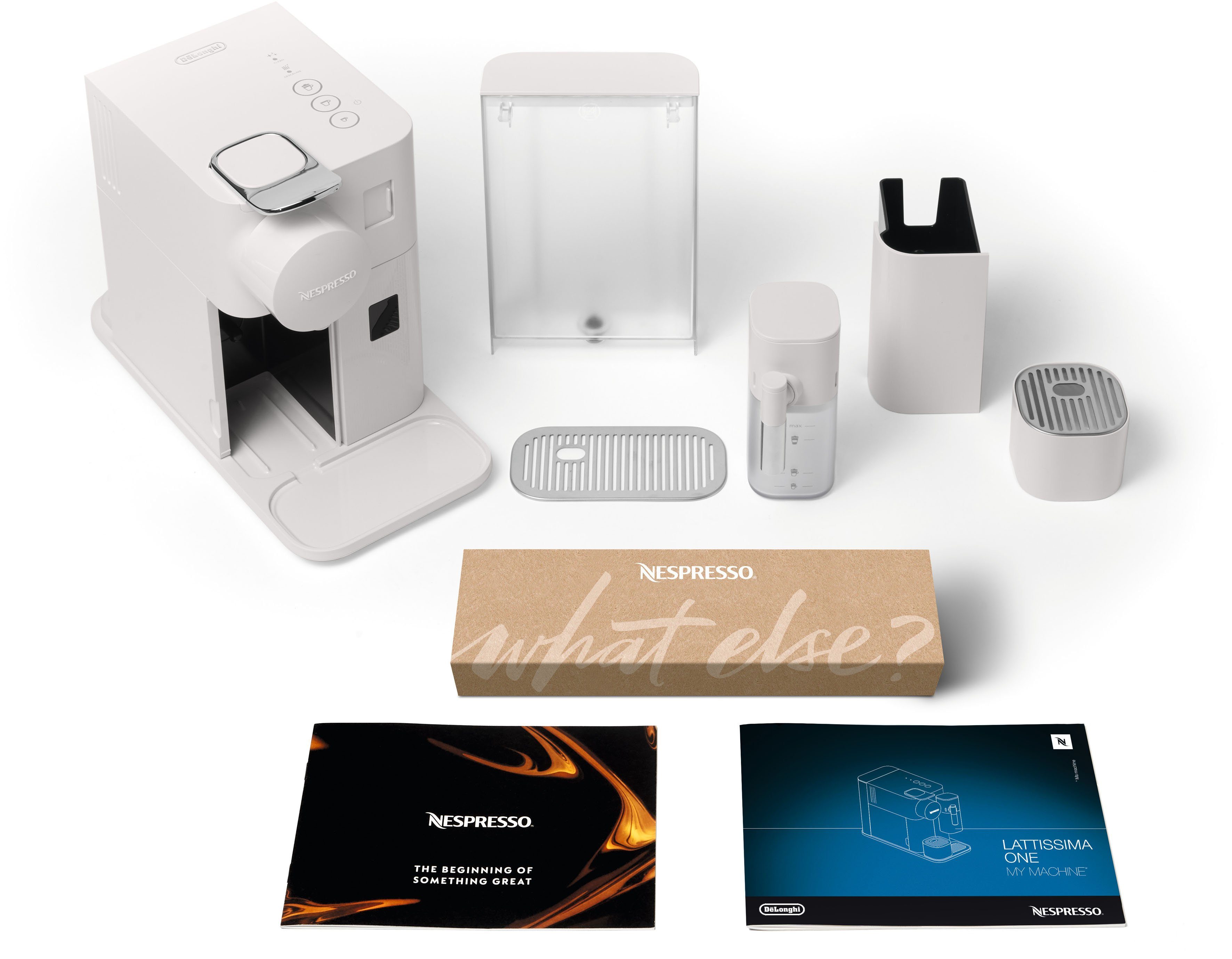 Nespresso Koffiecapsulemachine Lattissima One EN510.W van DeLonghi, White