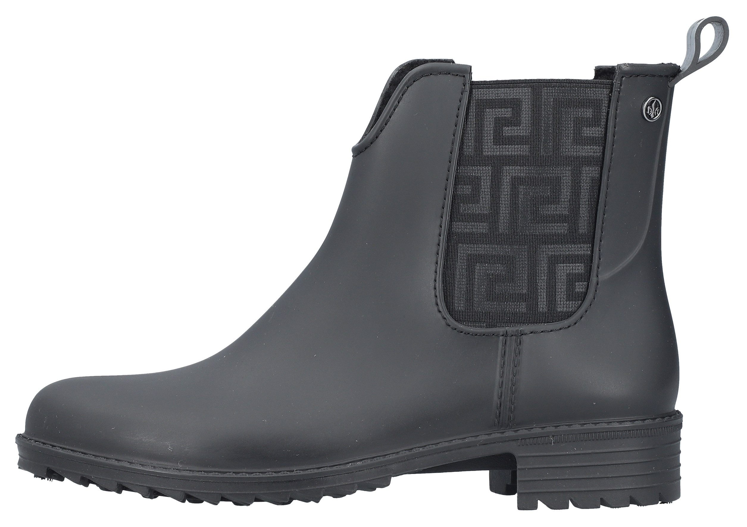 Rieker Chelsea-boots gumm enkellaarsjes, instaplaarzen, blokhak, om in te stappen