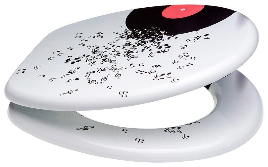 Sanilo Toiletzitting Play Music met soft-closemechanisme
