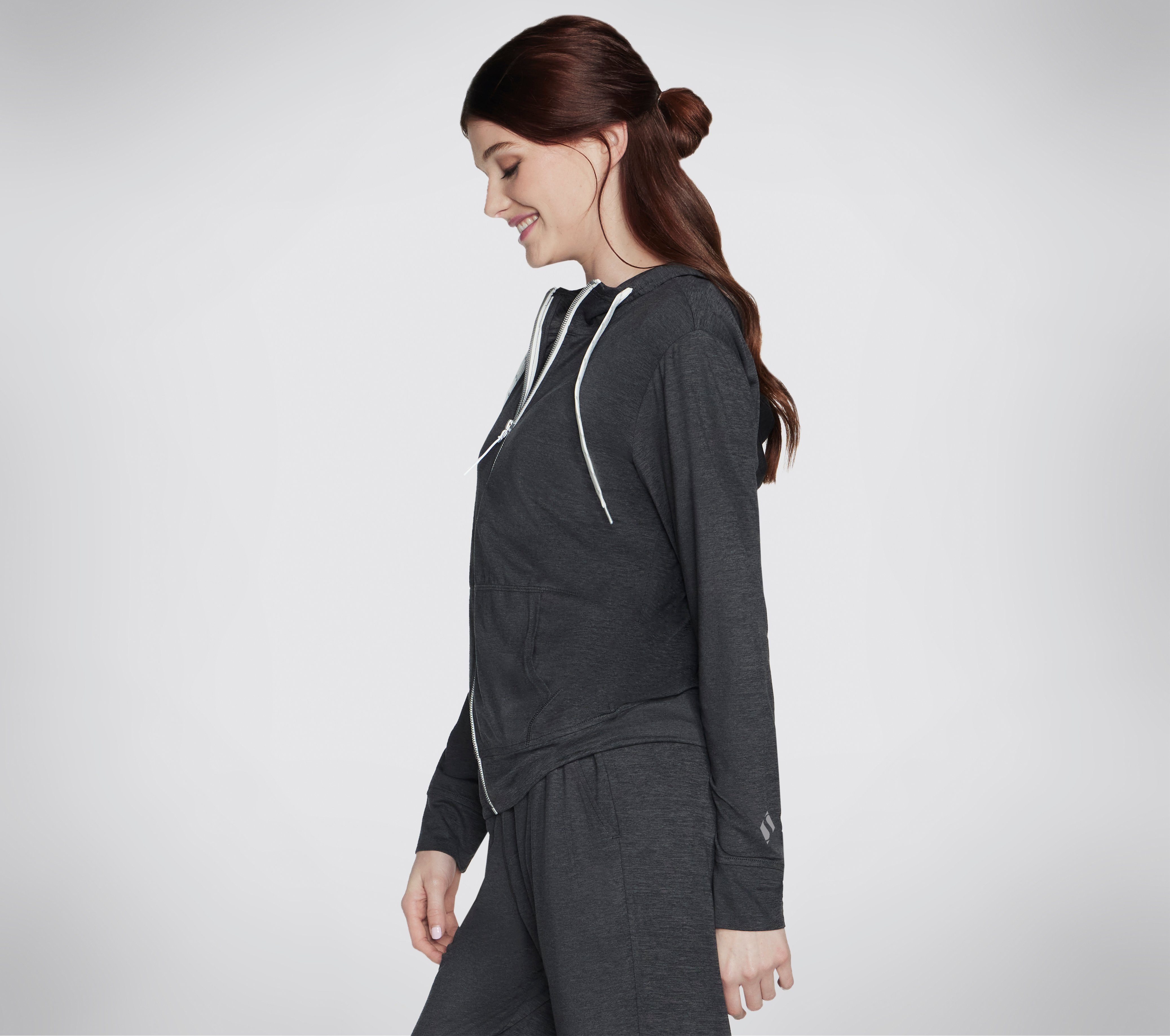 Skechers Capuchonsweatvest Asfalt