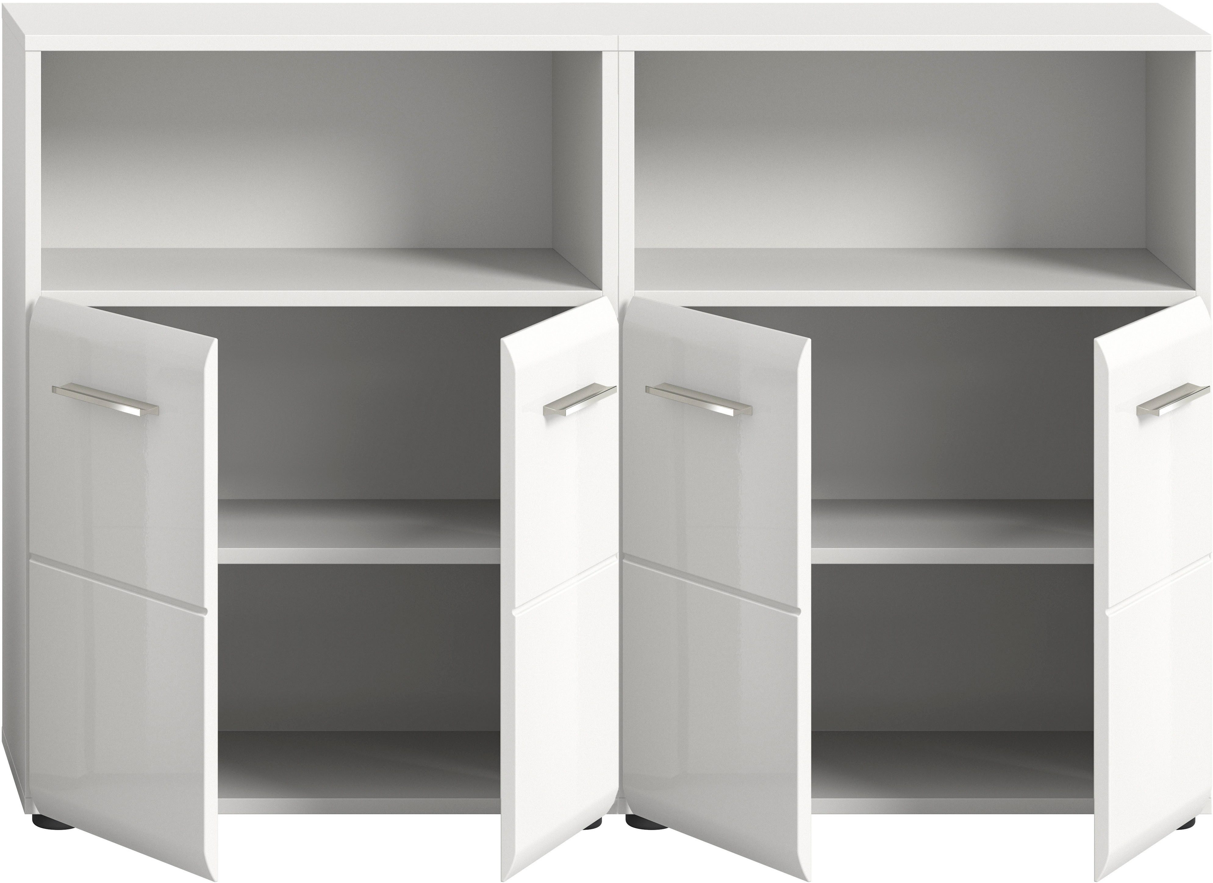 INOSIGN Badmeubelset FLORENZ, TOPSELLER!, 2-delige badcombinatie, hoogwaardige MDF-front