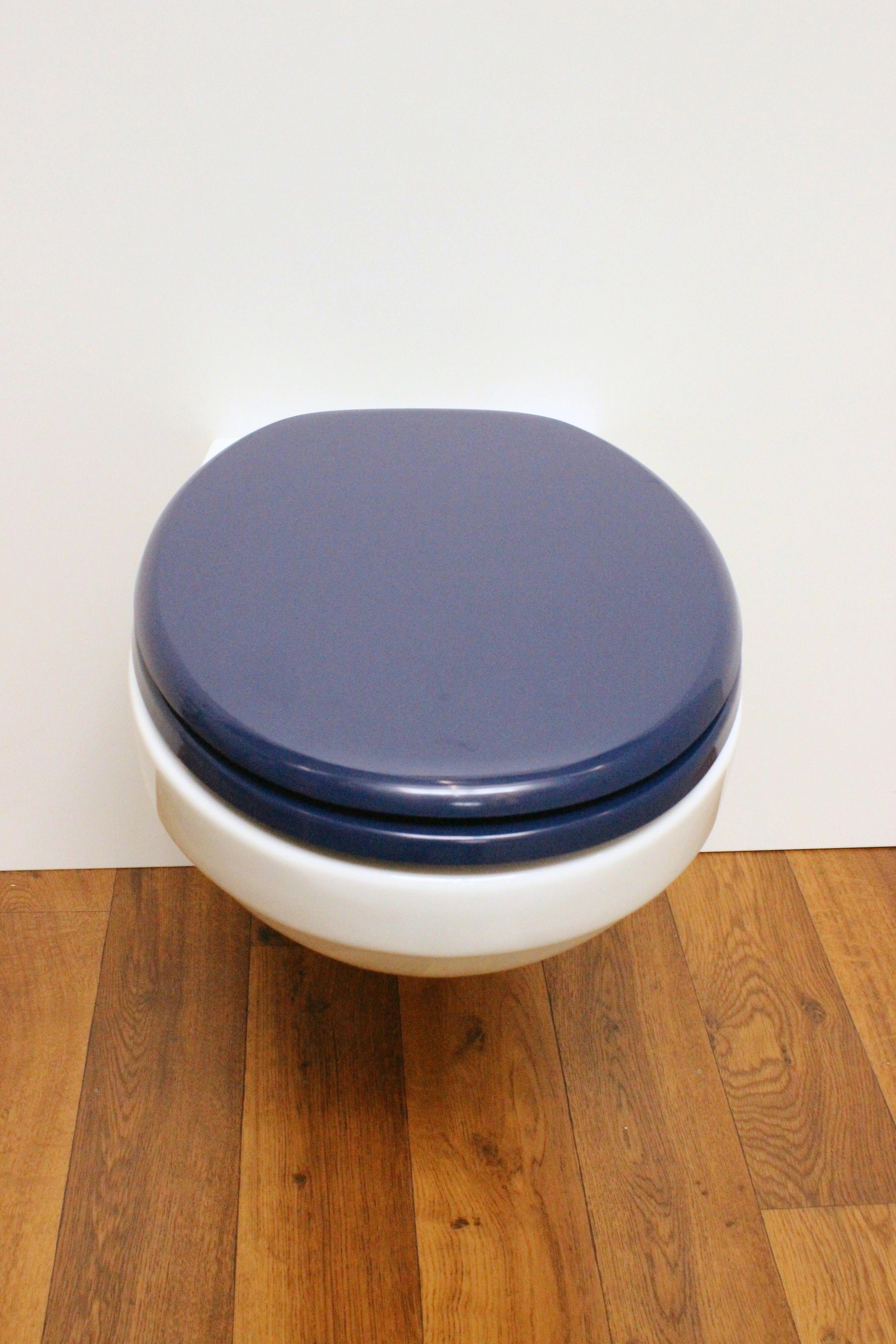 ADOB Toiletzitting Capri met messing verchroomde scharnieren