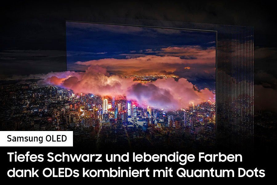 Samsung OLED-TV GQ55S90CAT, 138 cm / 55", 4K Ultra HD, Smart TV, Neural Quantum Processor 4K, LaserSlim Ontwerp, Gaming Hub