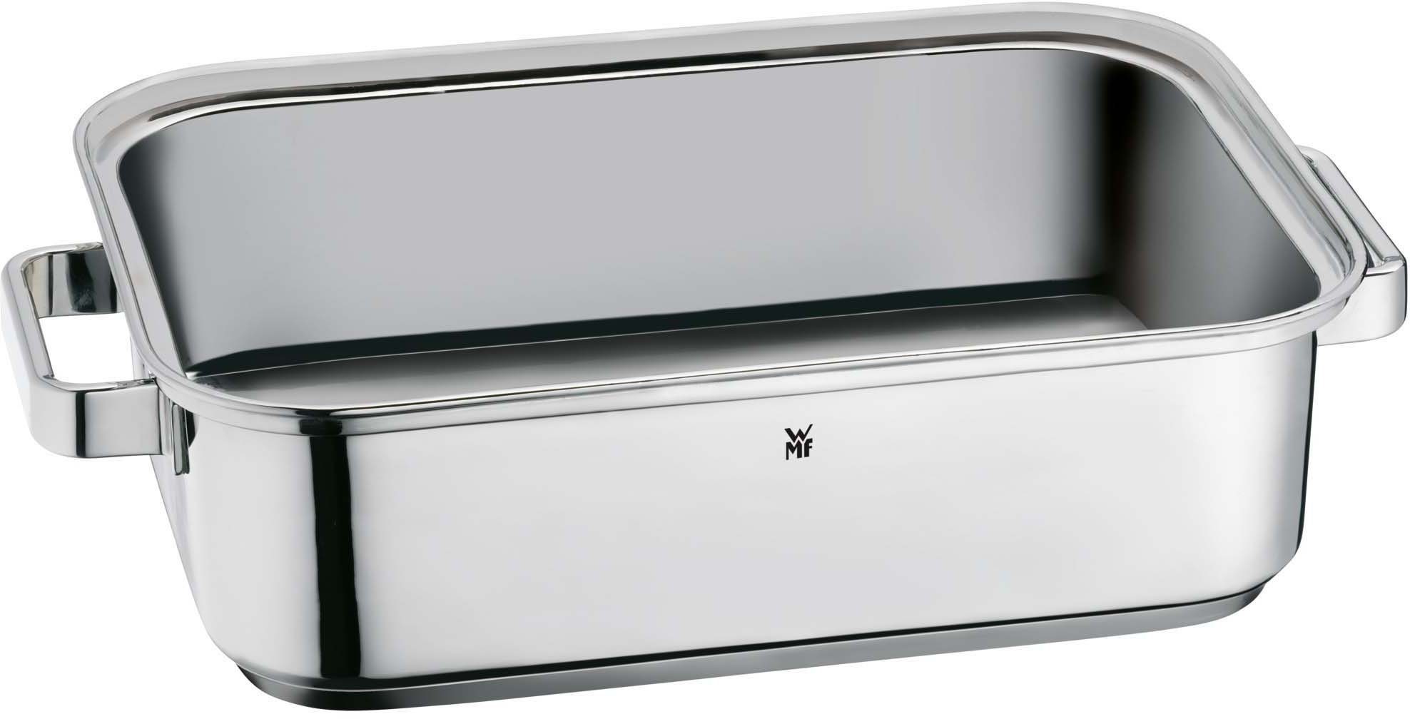 WMF Stoompan Vitalis braadpan met deksel verwijderbare thermometer, geschikt voor alle gangbare kookplaten
