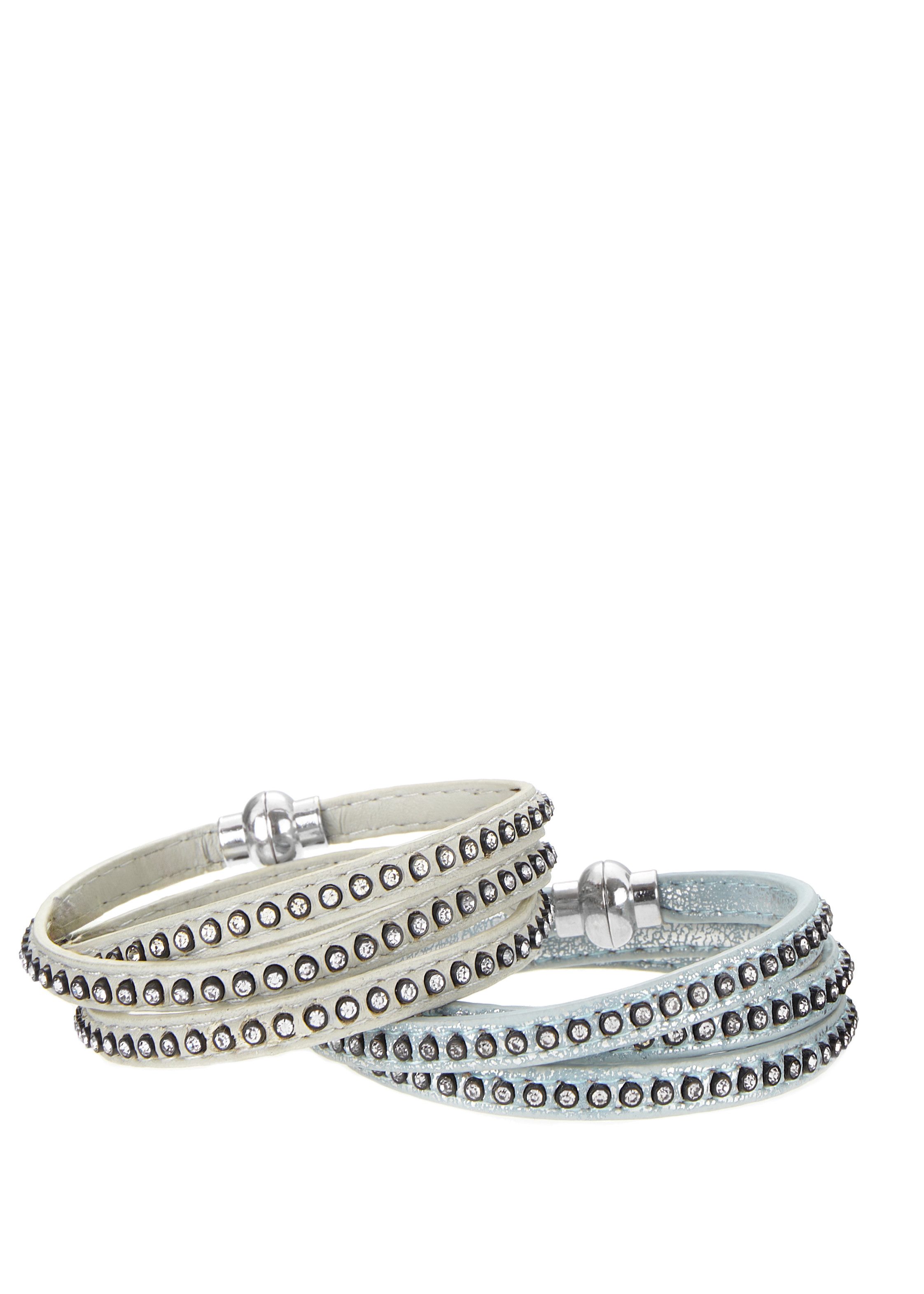 Lascana Armbandset met modieuze strass-steentjes