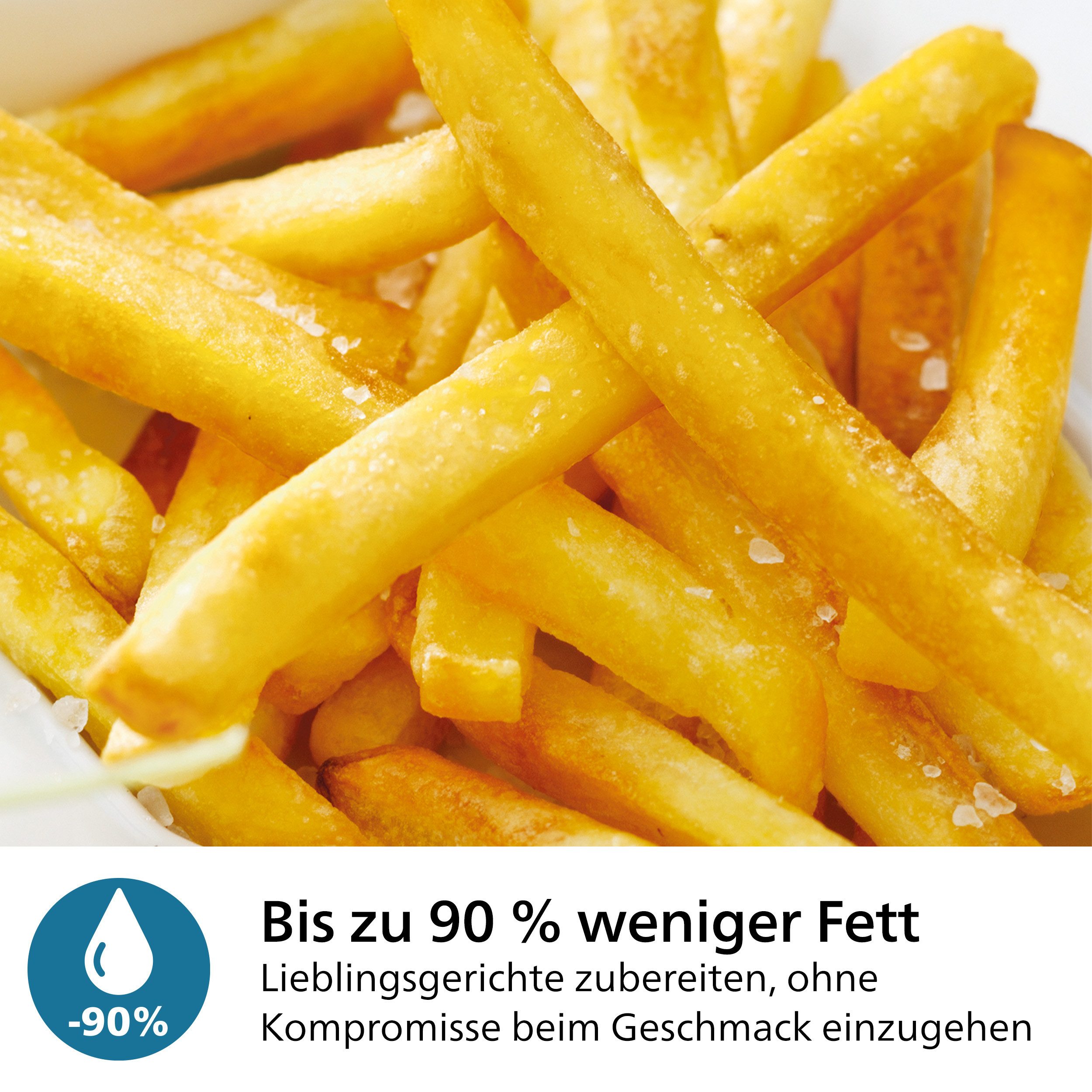 Philips Airfryer 2000 NA231/00, mit 6.2L, Sichtfenster