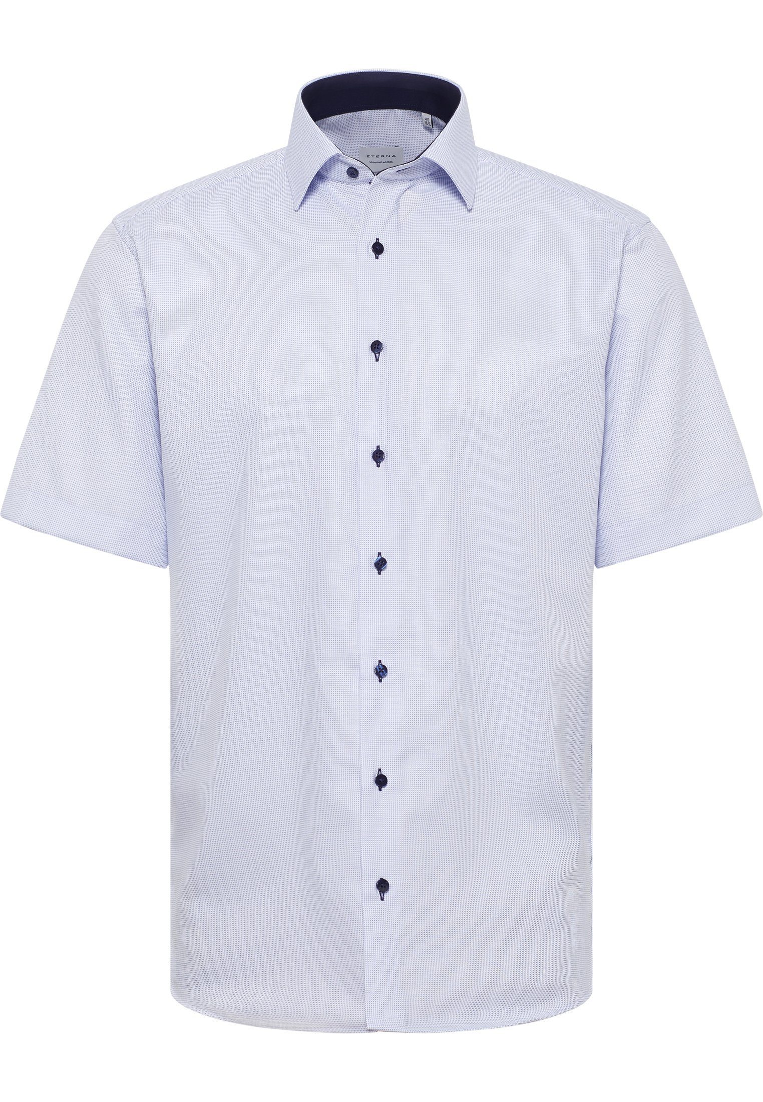 Eterna Overhemd met korte mouwen MODERN FIT NON IRON (strijkvrij)