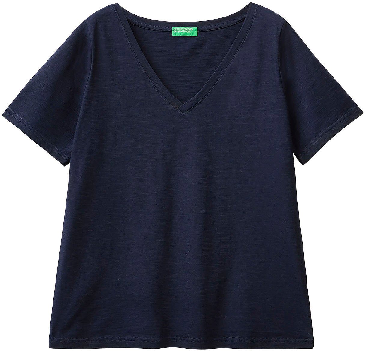 United Colors of Benetton T-shirt van jersey van flammégaren