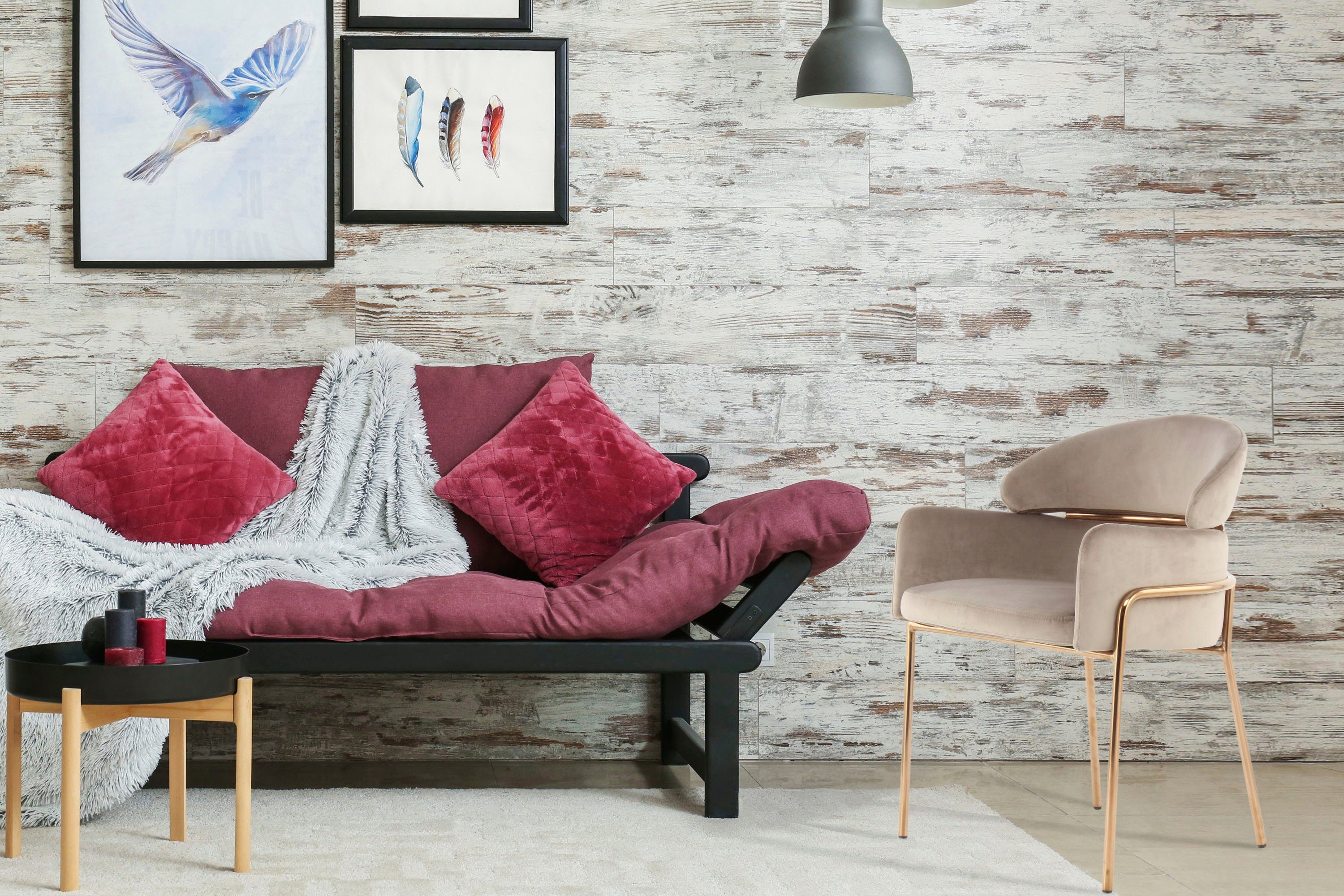 Kayoom Eetkamerstoel Elva, TOPSELLER! 4 poot stoelen bruin