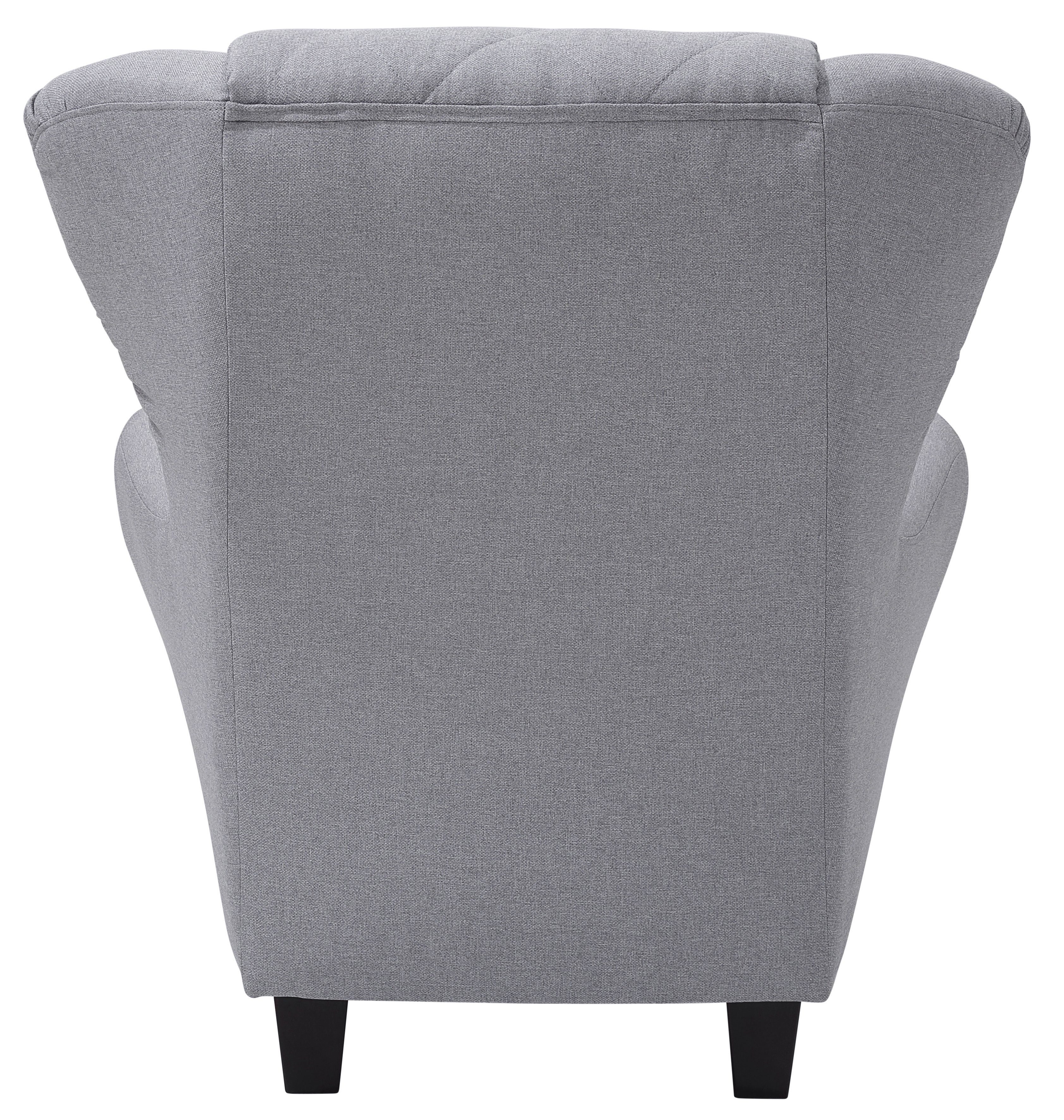 Home affaire Oorfauteuil ALEXANDRA incl. hocker, met stiksels, in vele kleuren (2-delig - 2 stuks)