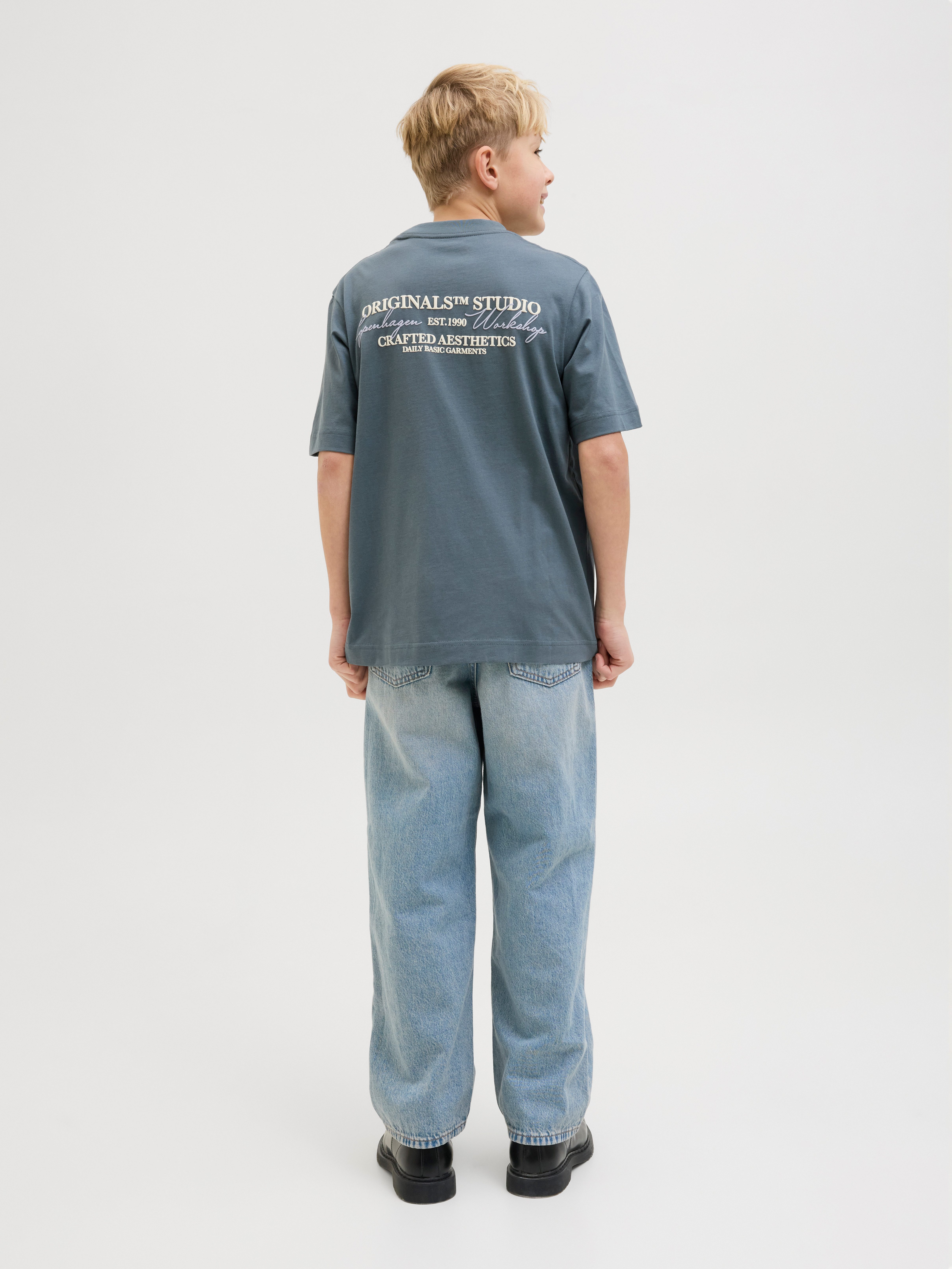 Jack & Jones Junior T-shirt JORISLINGTON TYPE TEE SS CREW N. SN JNR