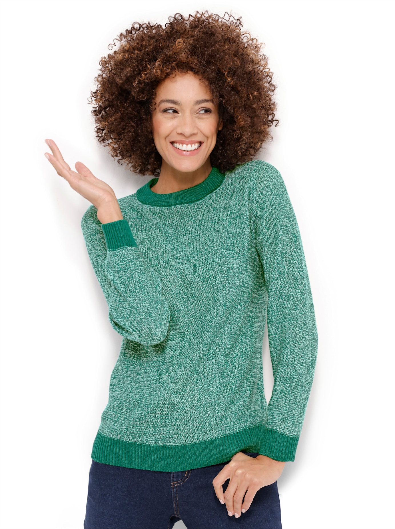 Classic Basics Gebreide Trui met lange mouwen