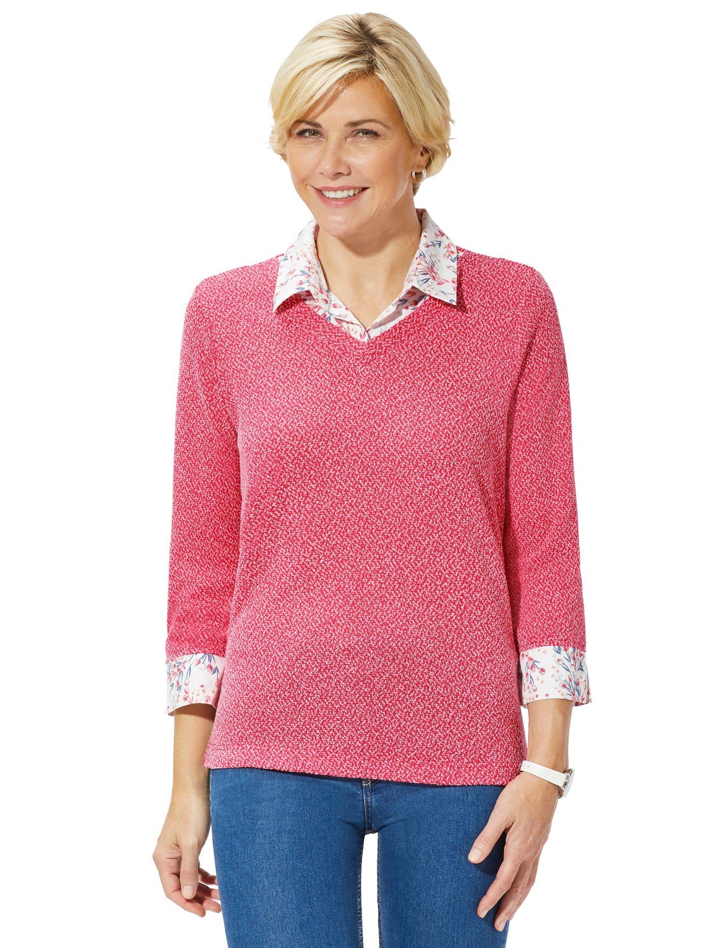 Classic Basics 2-in-1-shirt Shirt (1-delig)