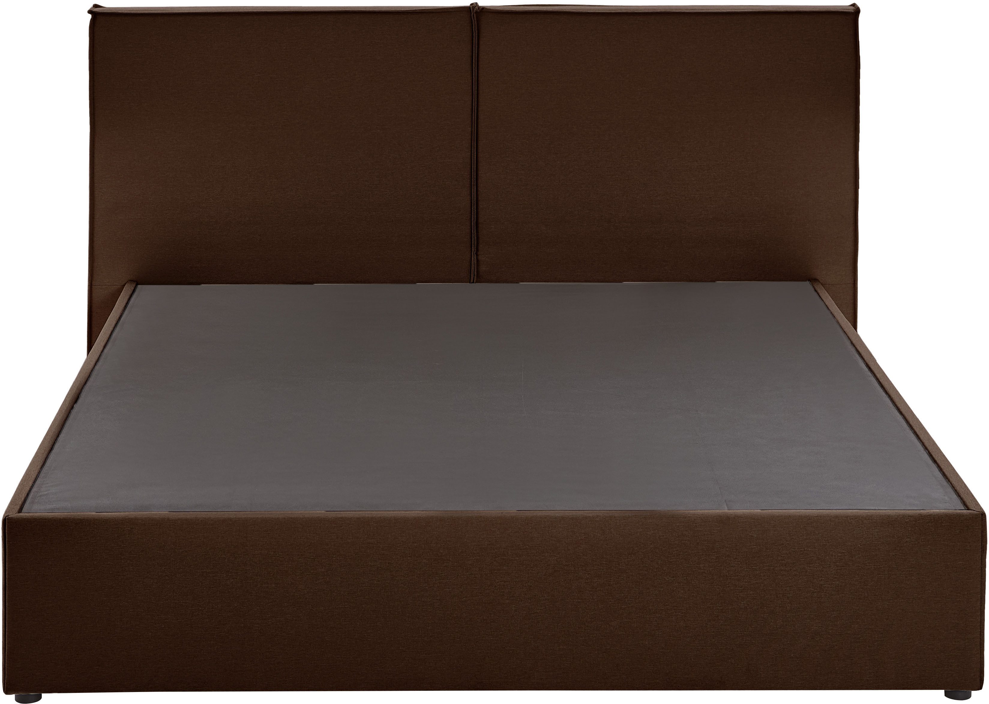 ATLANTIC home collection Boxspring NIKITA bodembedekkend bed, optioneel met matras en topper