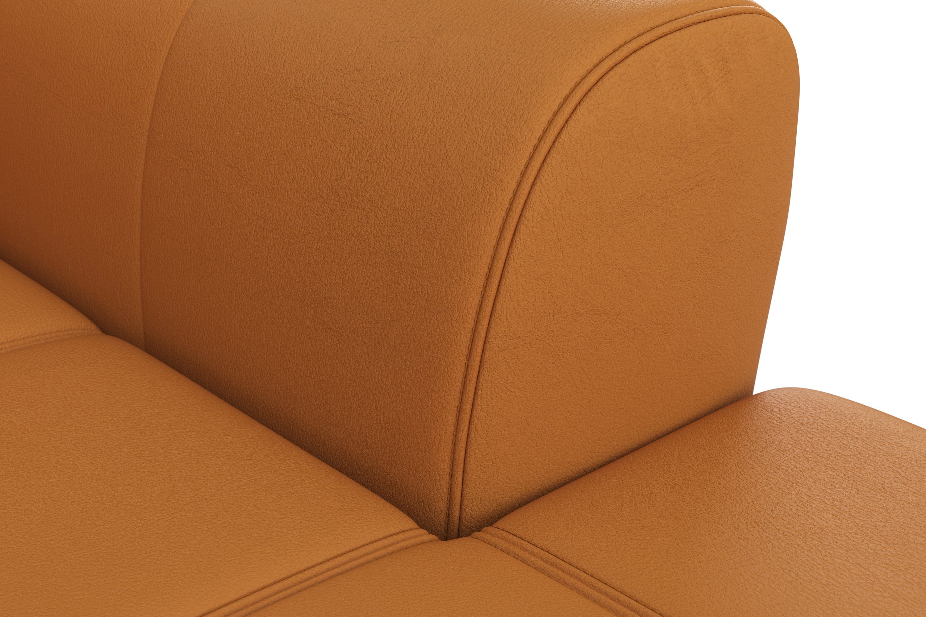 sit&more Hoekbank Bendigo L-vorm inclusief zitdiepteverstelling, bodemvrijheid 15 cm, 2 pootkleuren