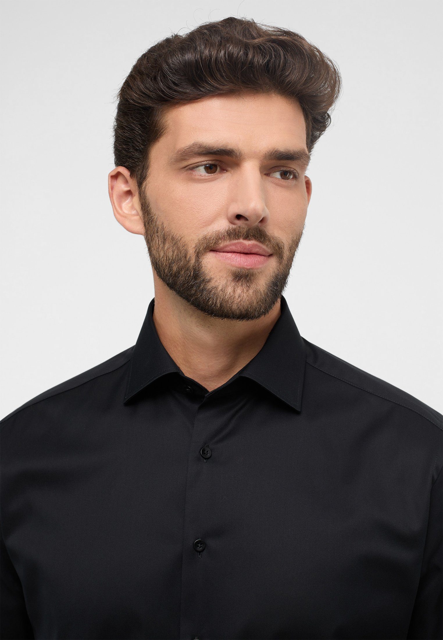 Eterna Overhemd met lange mouwen MODERN FIT NON IRON (strijkvrij)