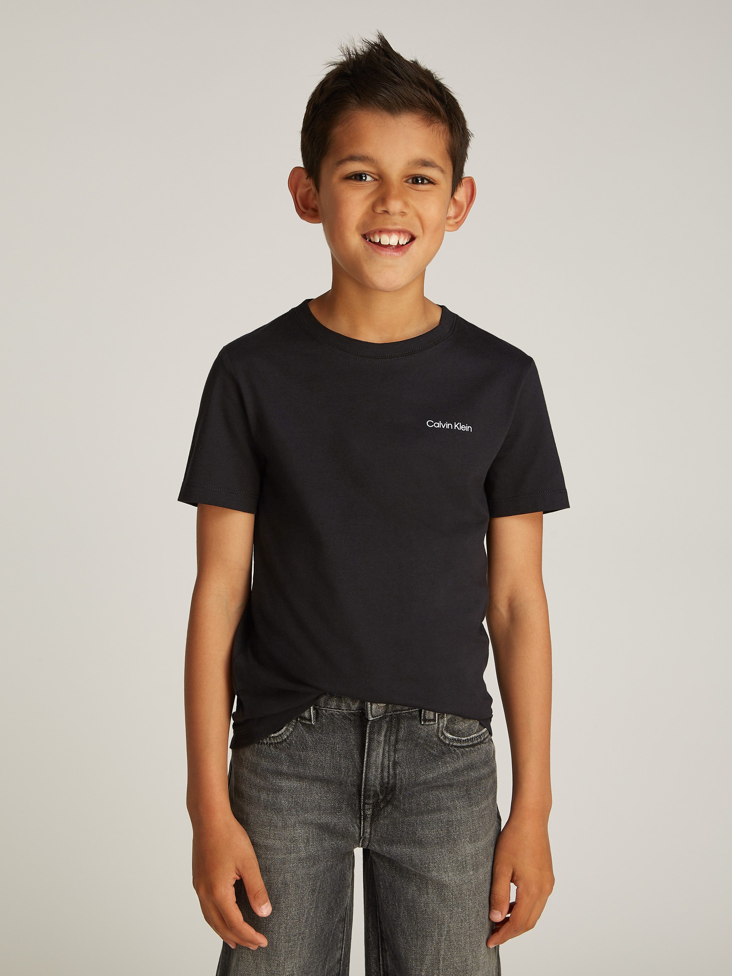 Calvin Klein T-shirt CHEST Inst.Logo Ss T-Shirt voor kinderen tot 16 jaar en met logo-opdruk