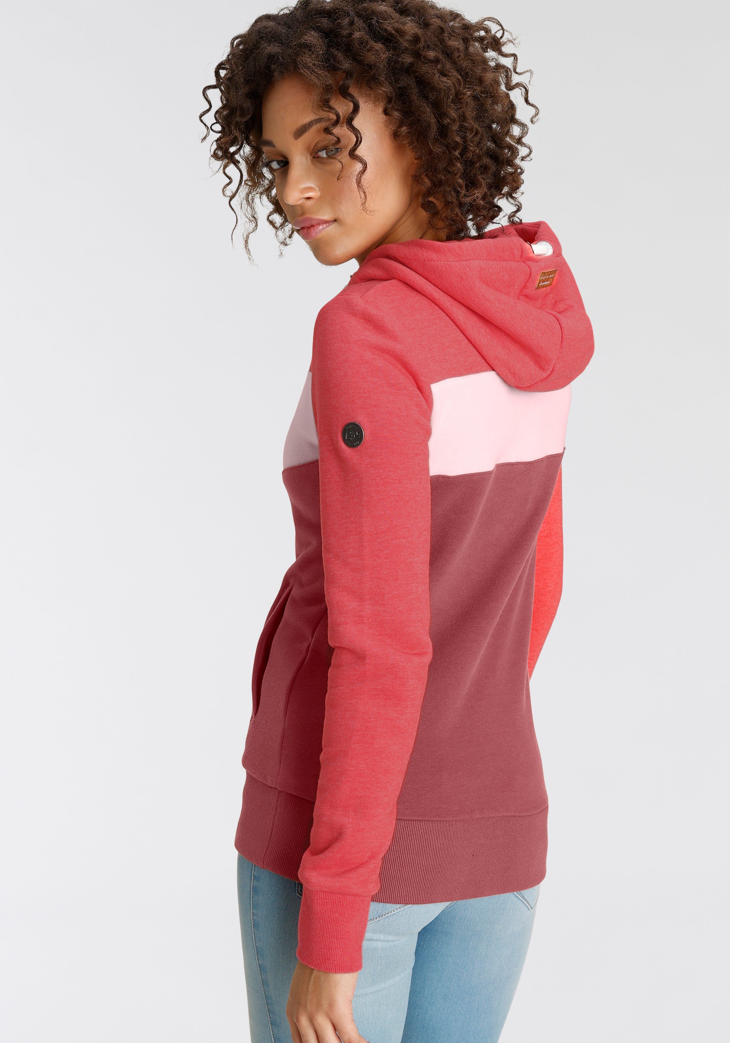 Ragwear Hoodie TREGA knuffelige sweater met capuchon en koord