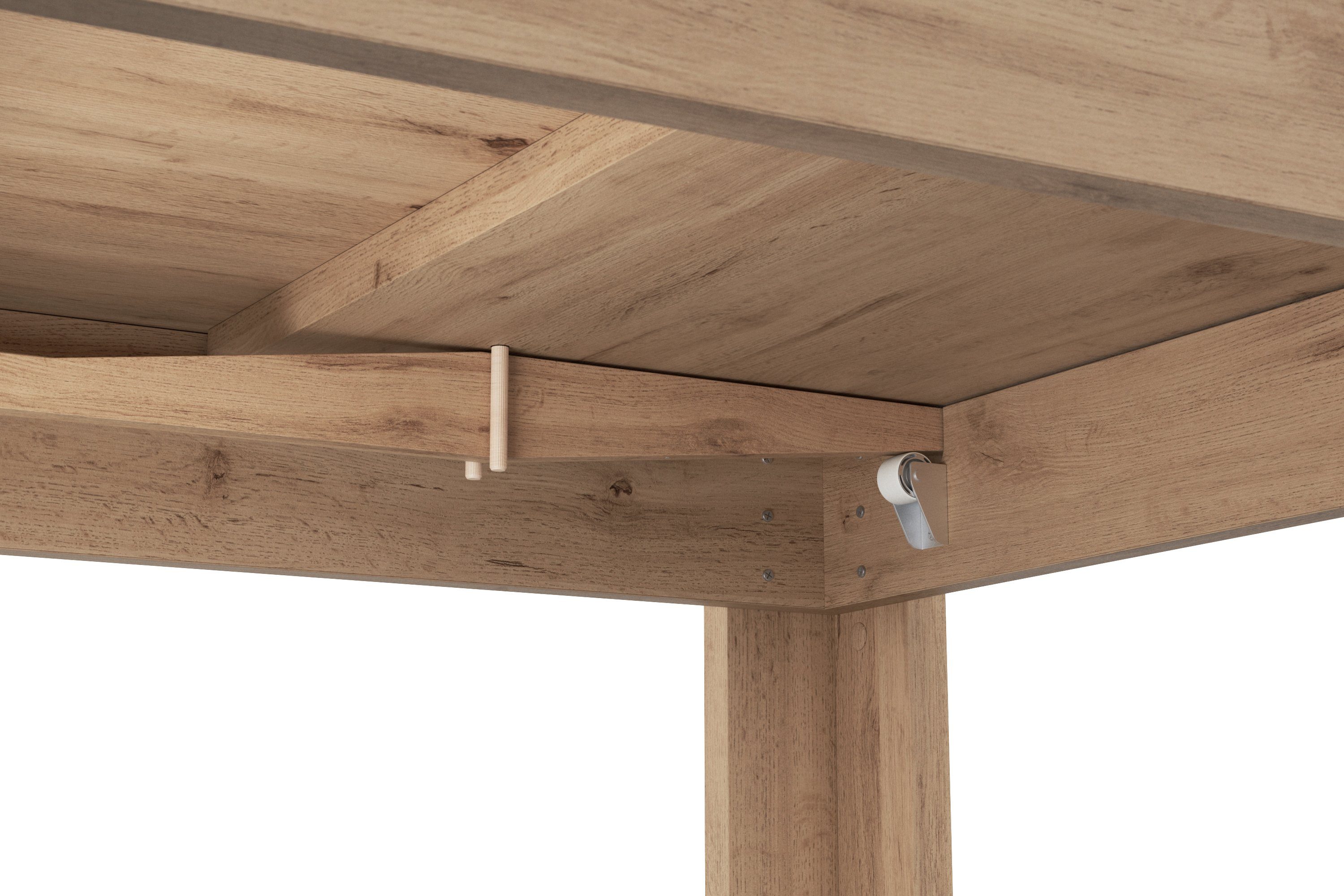 Mäusbacher Eettafel Monti BESTSELLER!, tafel, keukentafel, uittrekbare tafel uit te trekken tot 136 cm