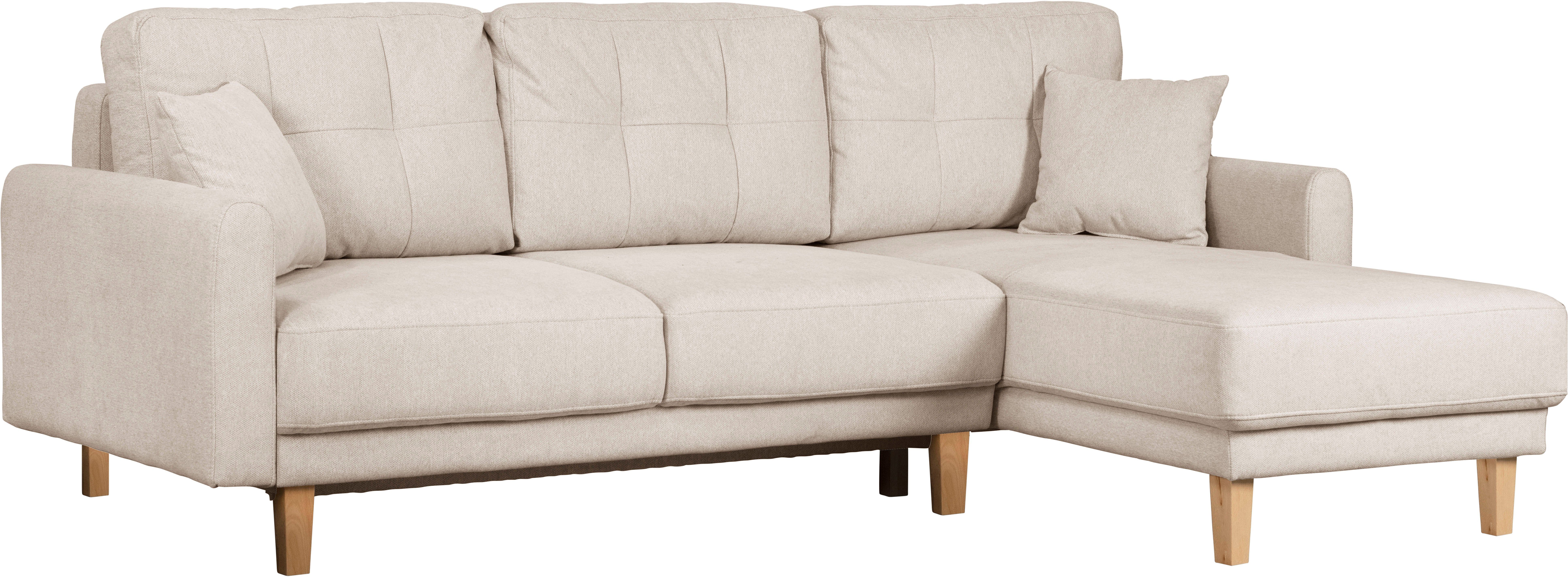 Home affaire Hoekbank TRIPLO optionele slaapbank met bedlade, afmetingen B/D/H: 234/164/89 cm